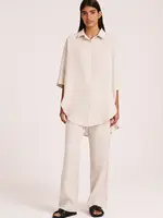 nude lucy Lounge Linen Lounge Shirt