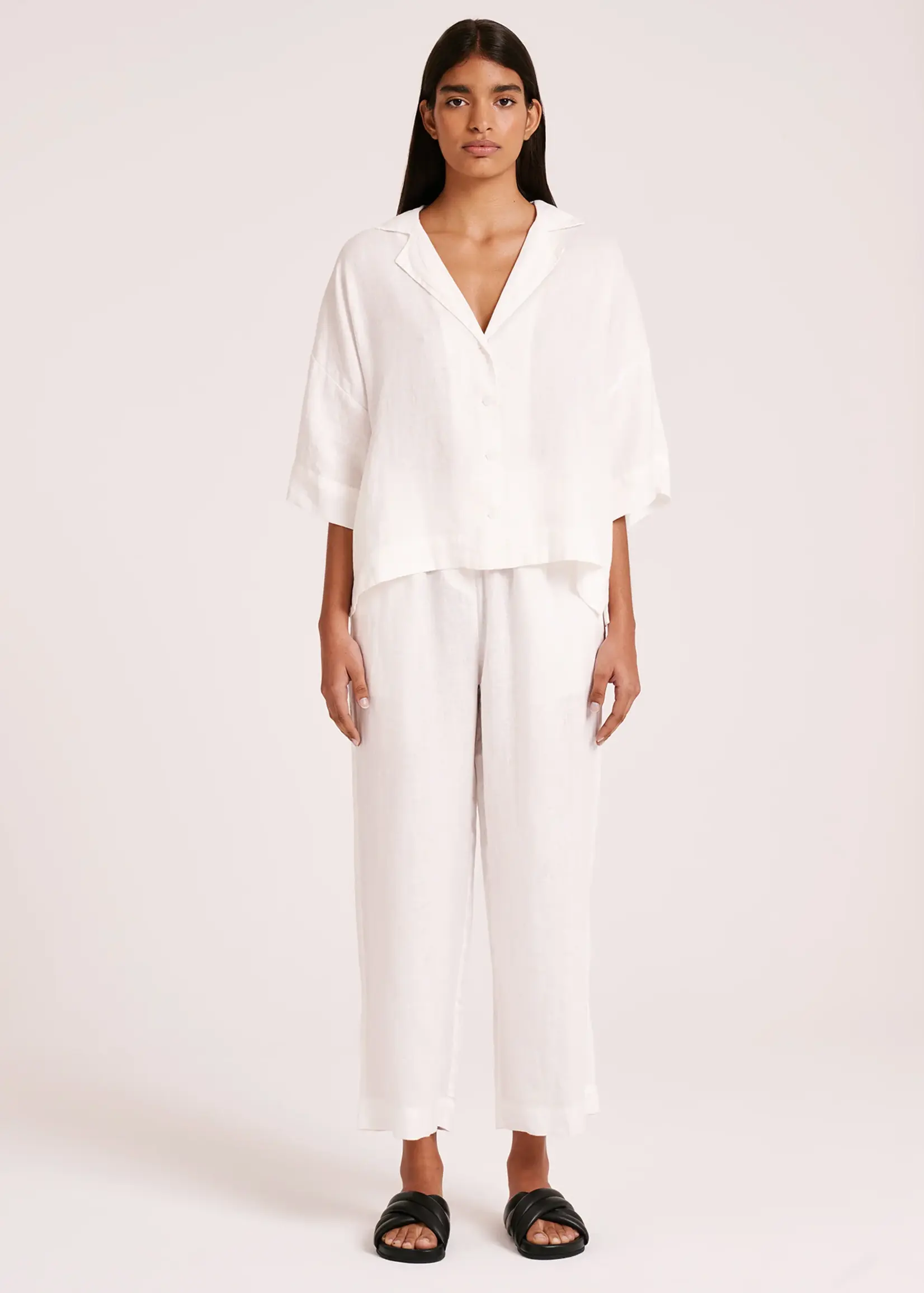 nude lucy Lounge Linen Shirt
