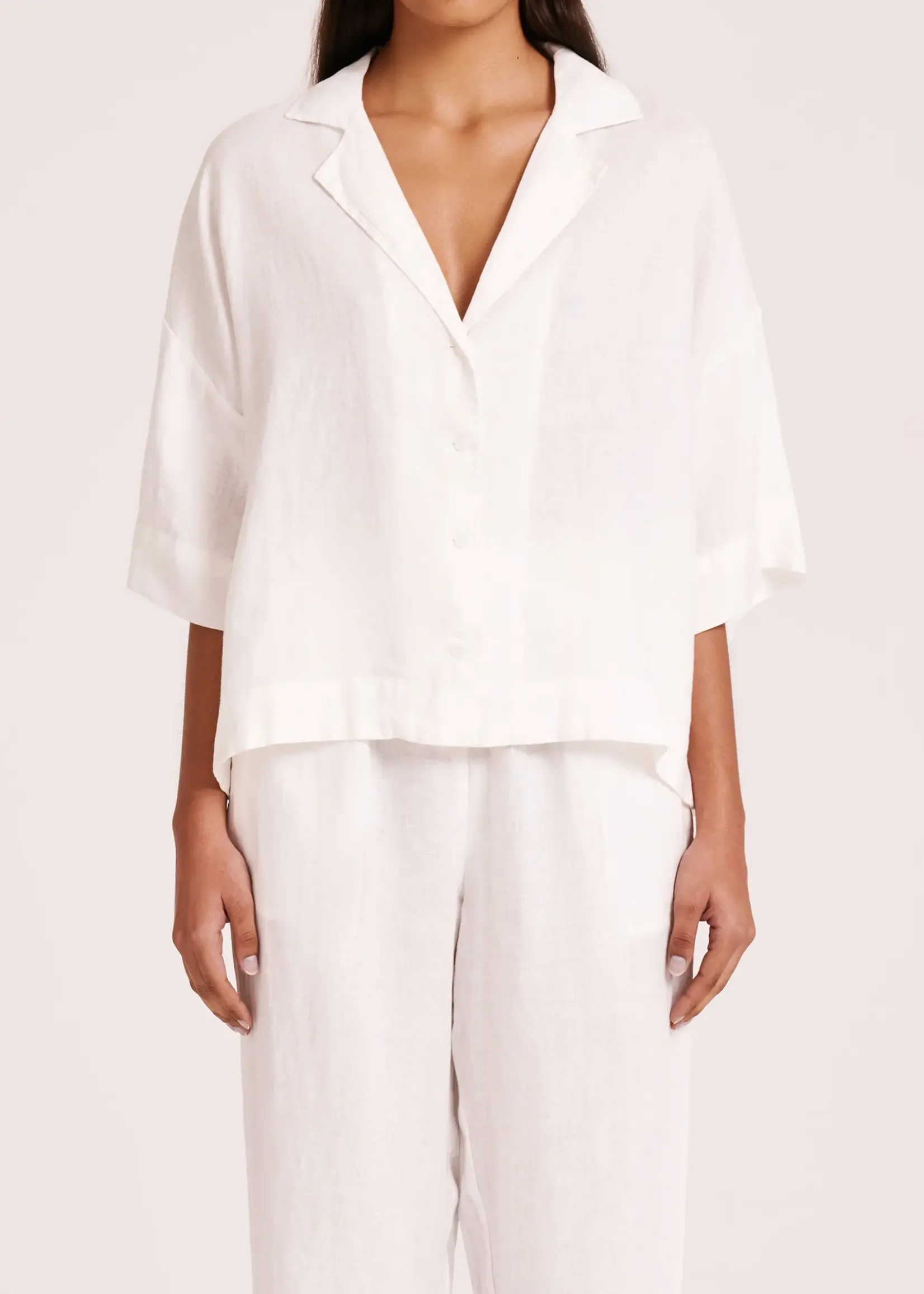 nude lucy Lounge Linen Shirt