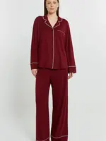 Betty Basic Betty Cares Long Set - Plum