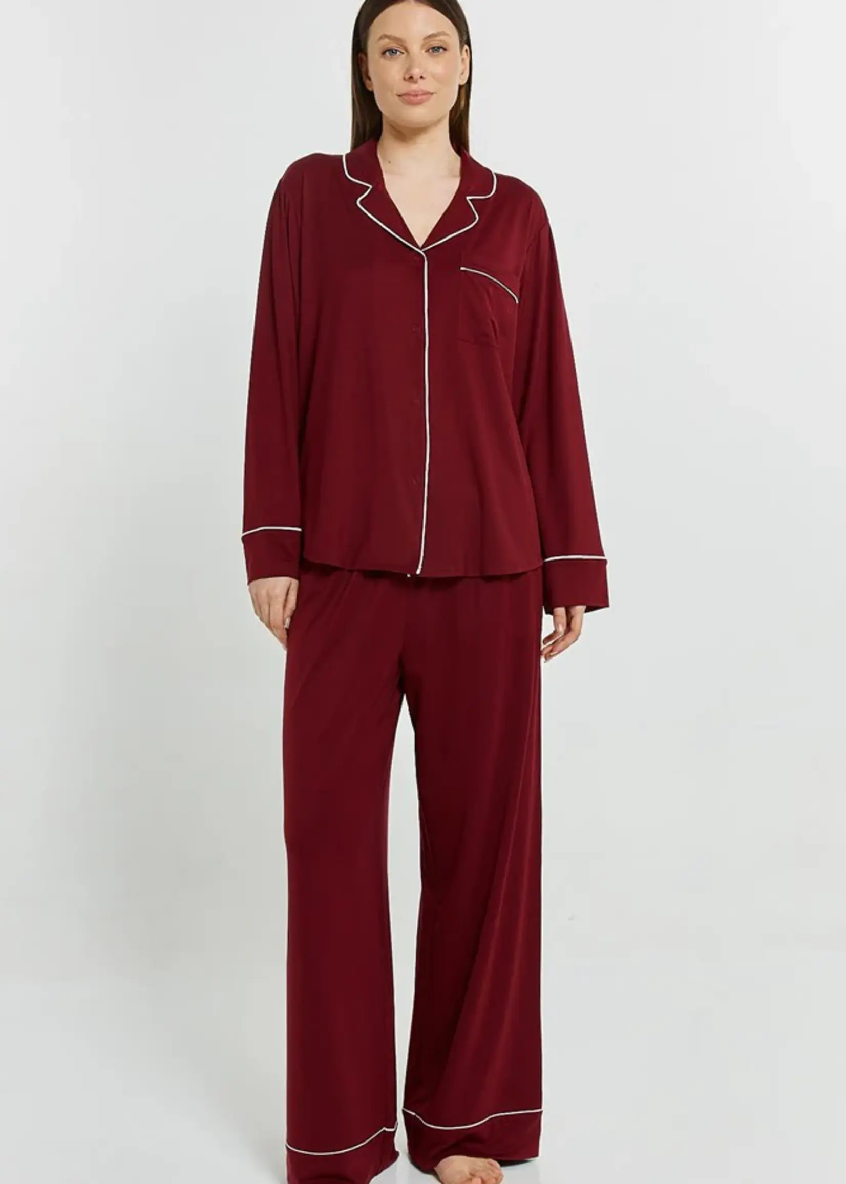 Betty Basic Betty Cares Long Set - Plum