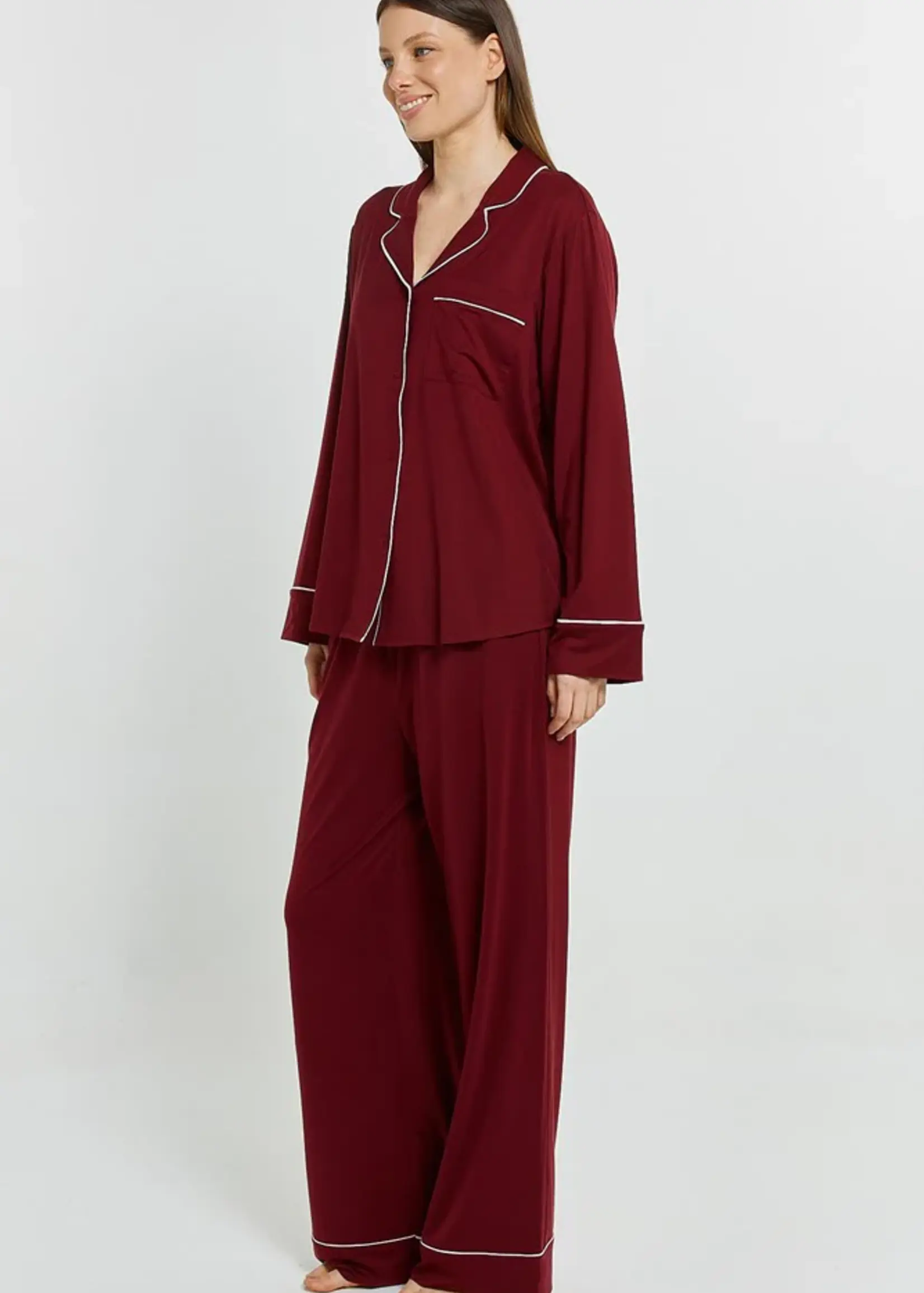 Betty Basic Betty Cares Long Set - Plum