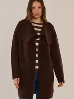 Betty Basic Abigail Cardigan - Chocolate