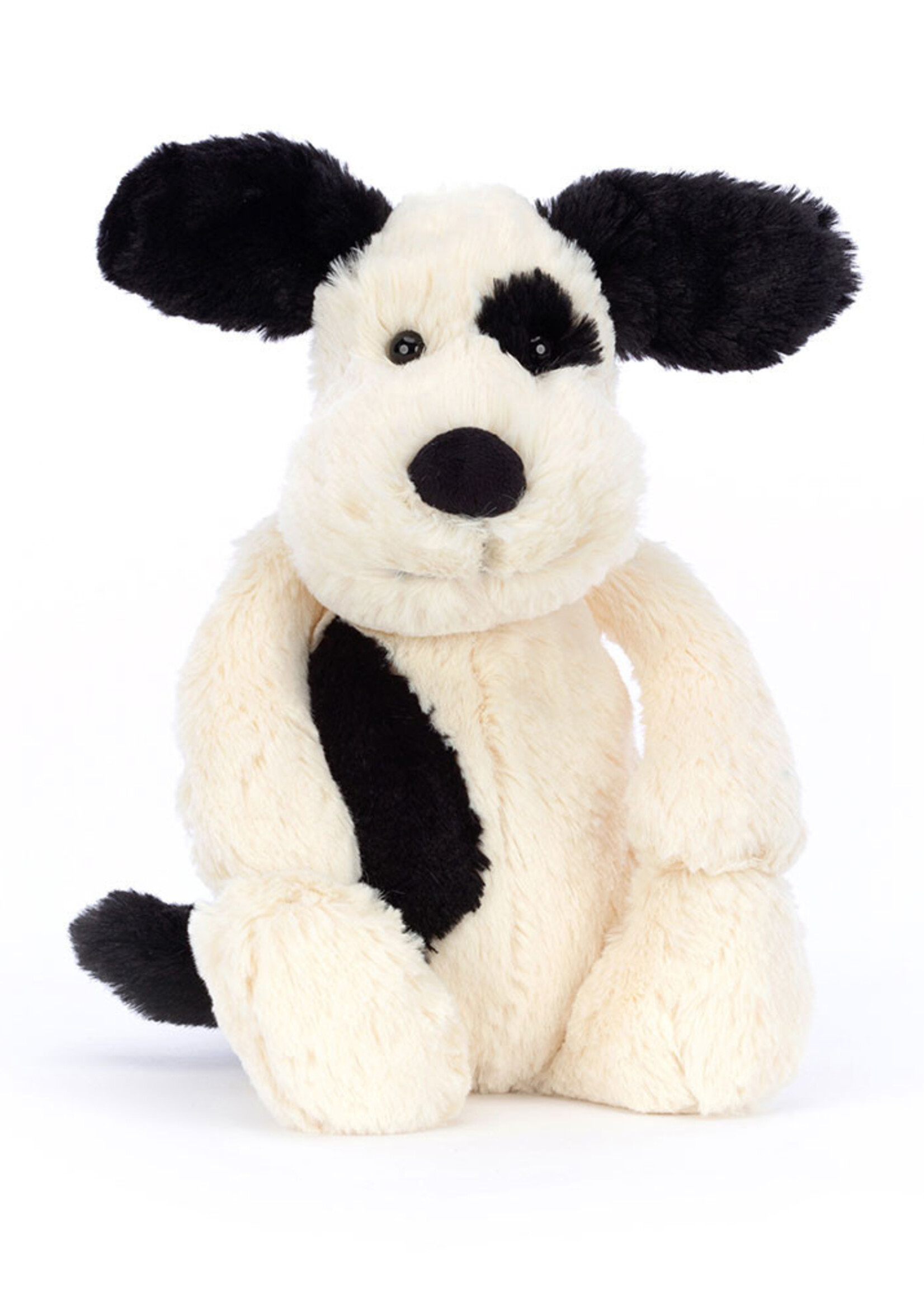Jellycat Bashful Black & Cream Puppy Little