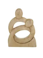 Together Wood Sculpture 13x18cm