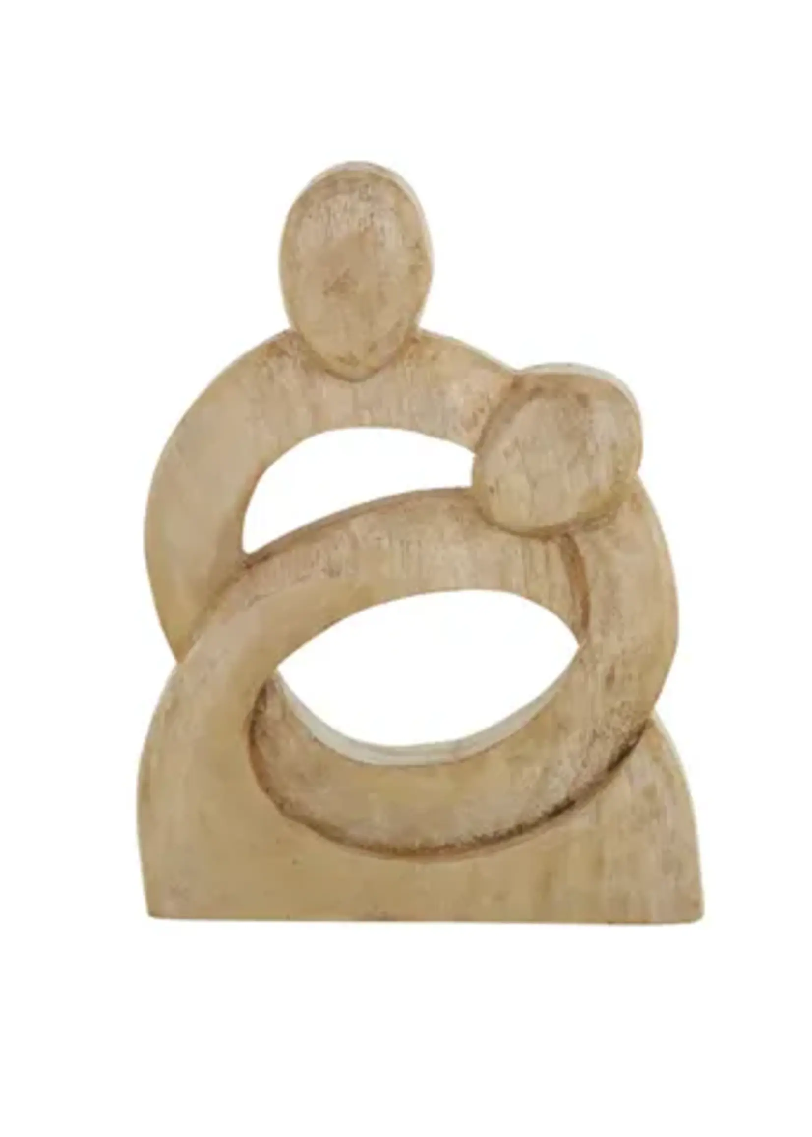 Together Wood Sculpture 13x18cm