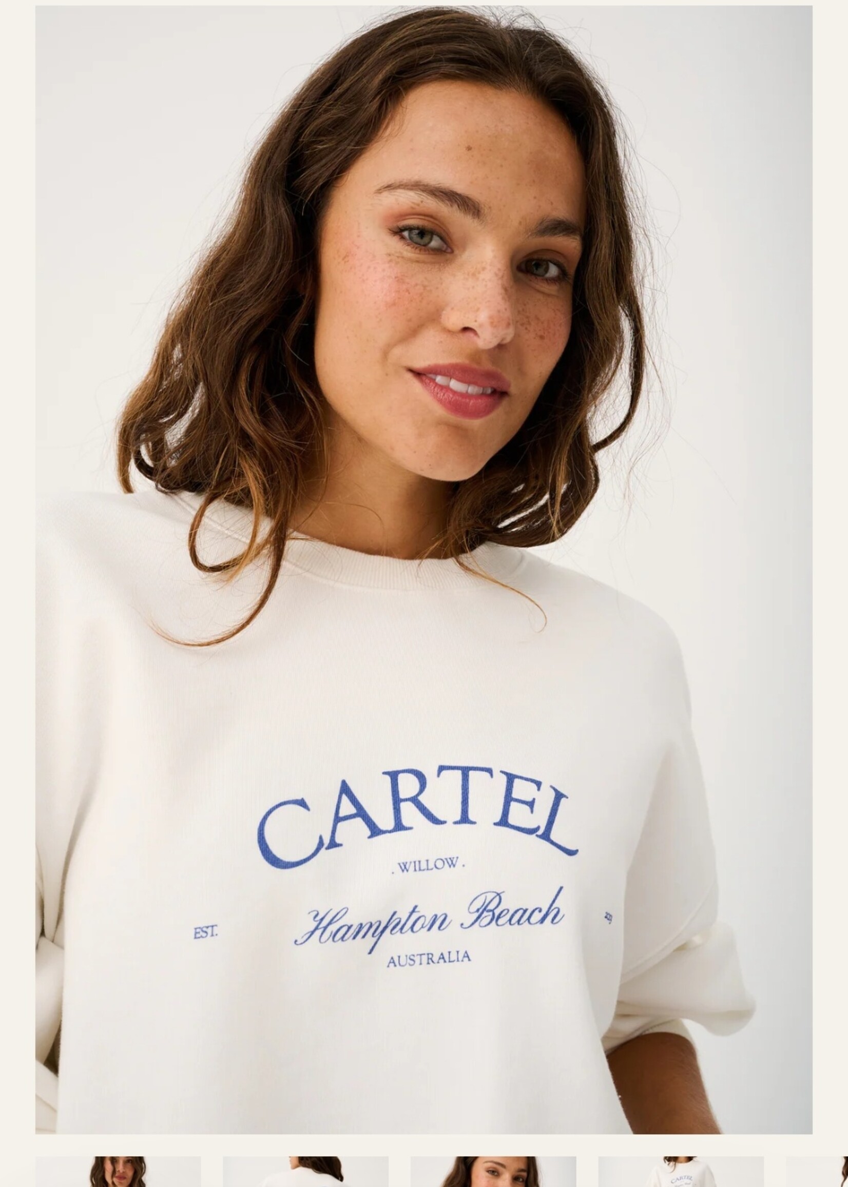 Nina Sweater White Anchor