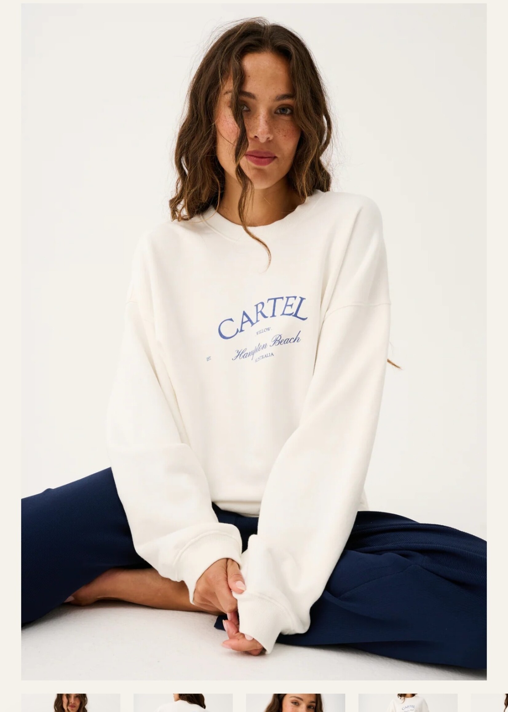 Nina Sweater White Anchor
