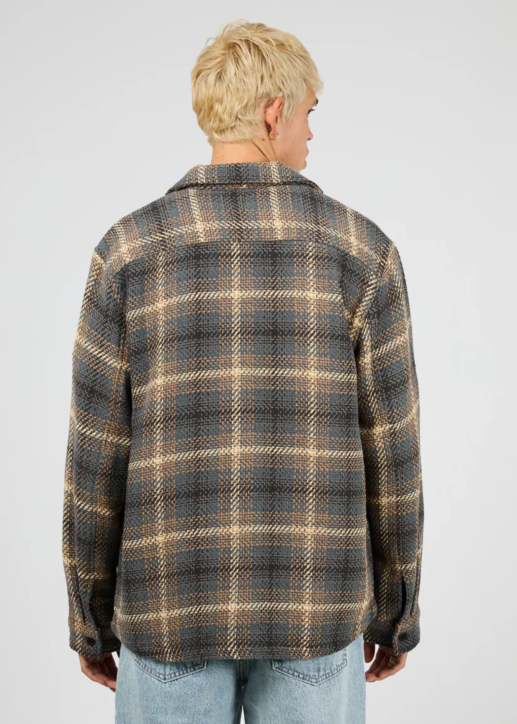 Silent Theory Stature Overshirt - Brown