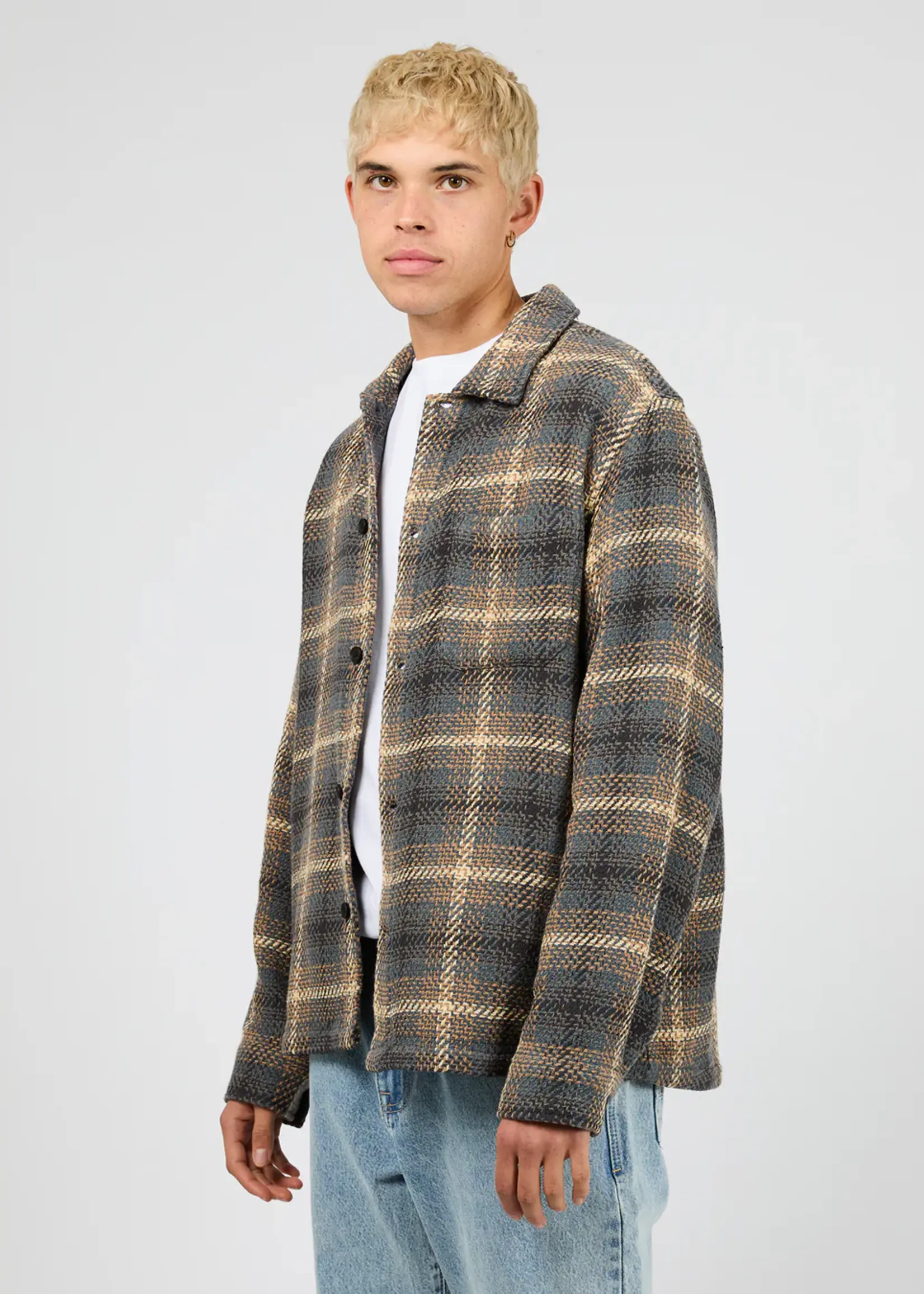 Silent Theory Stature Overshirt - Brown