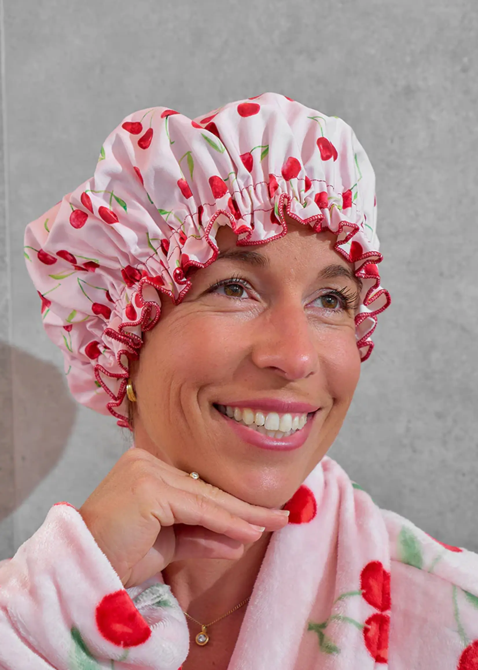 Annabel Trends Shower Cap - Cherrylicious