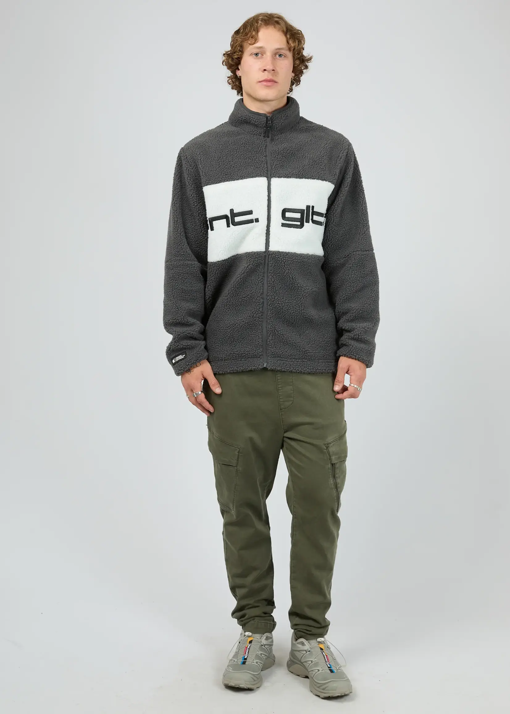 St Goliath Thin Air Sherpa Jacket - Coal