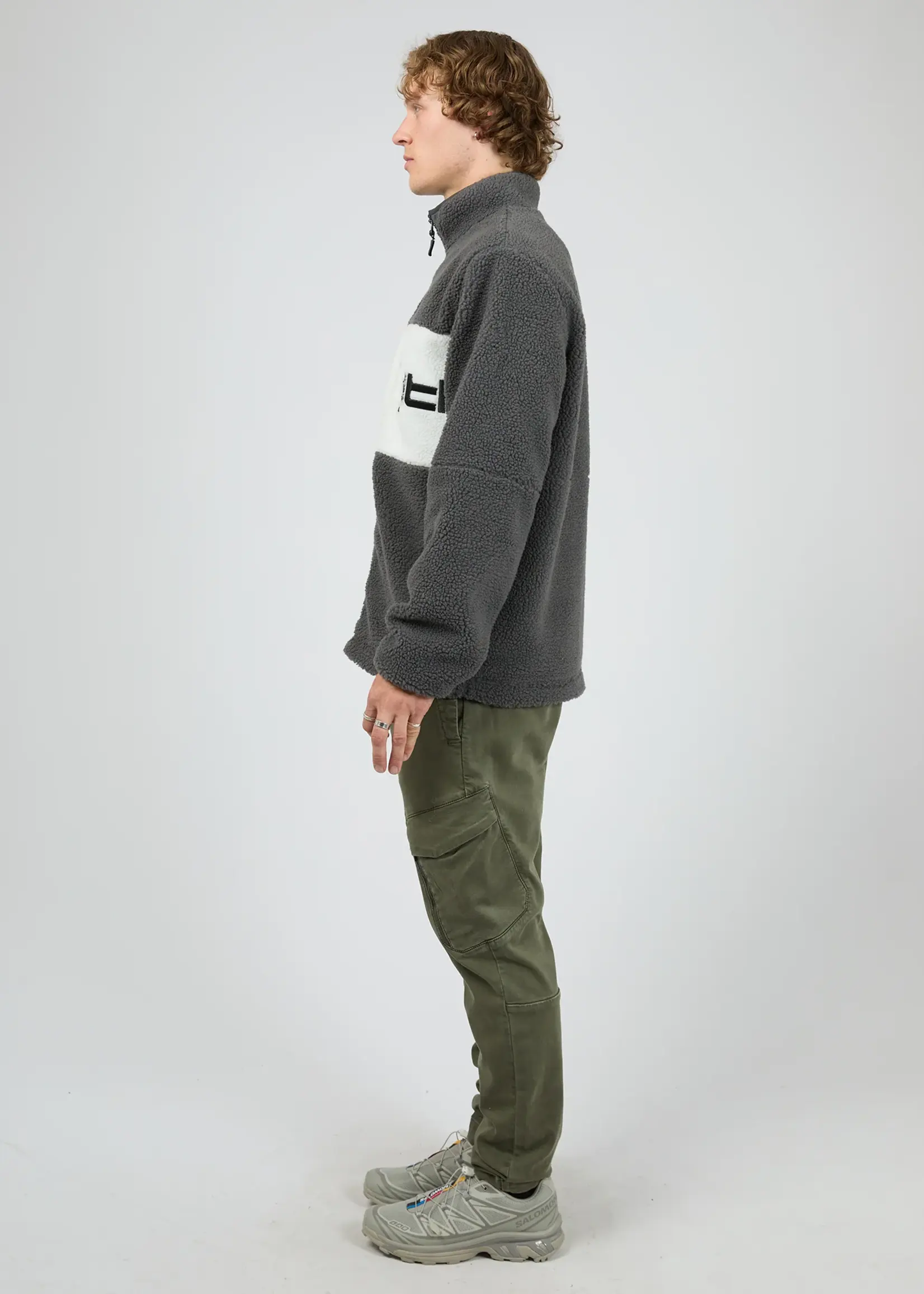 St Goliath Thin Air Sherpa Jacket - Coal
