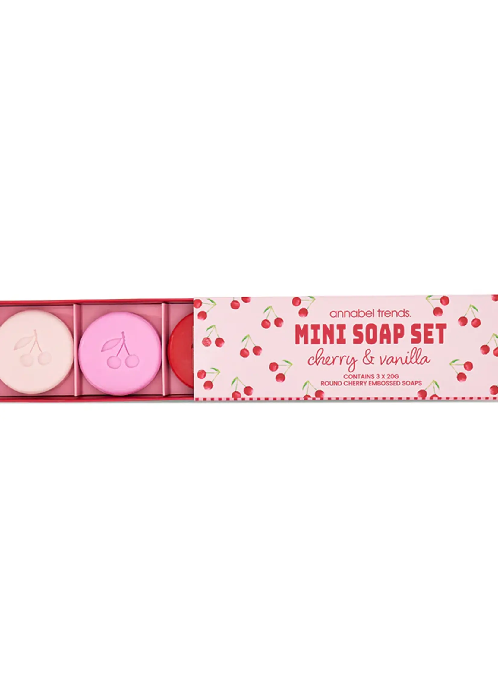 Annabel Trends Mini Bath Soap - Cherrylicious 3pc
