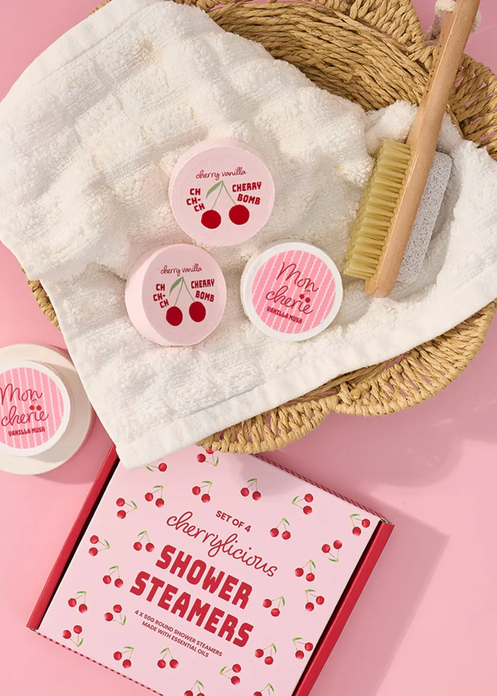 Annabel Trends Shower Steamers - Cherrylicious 4pc