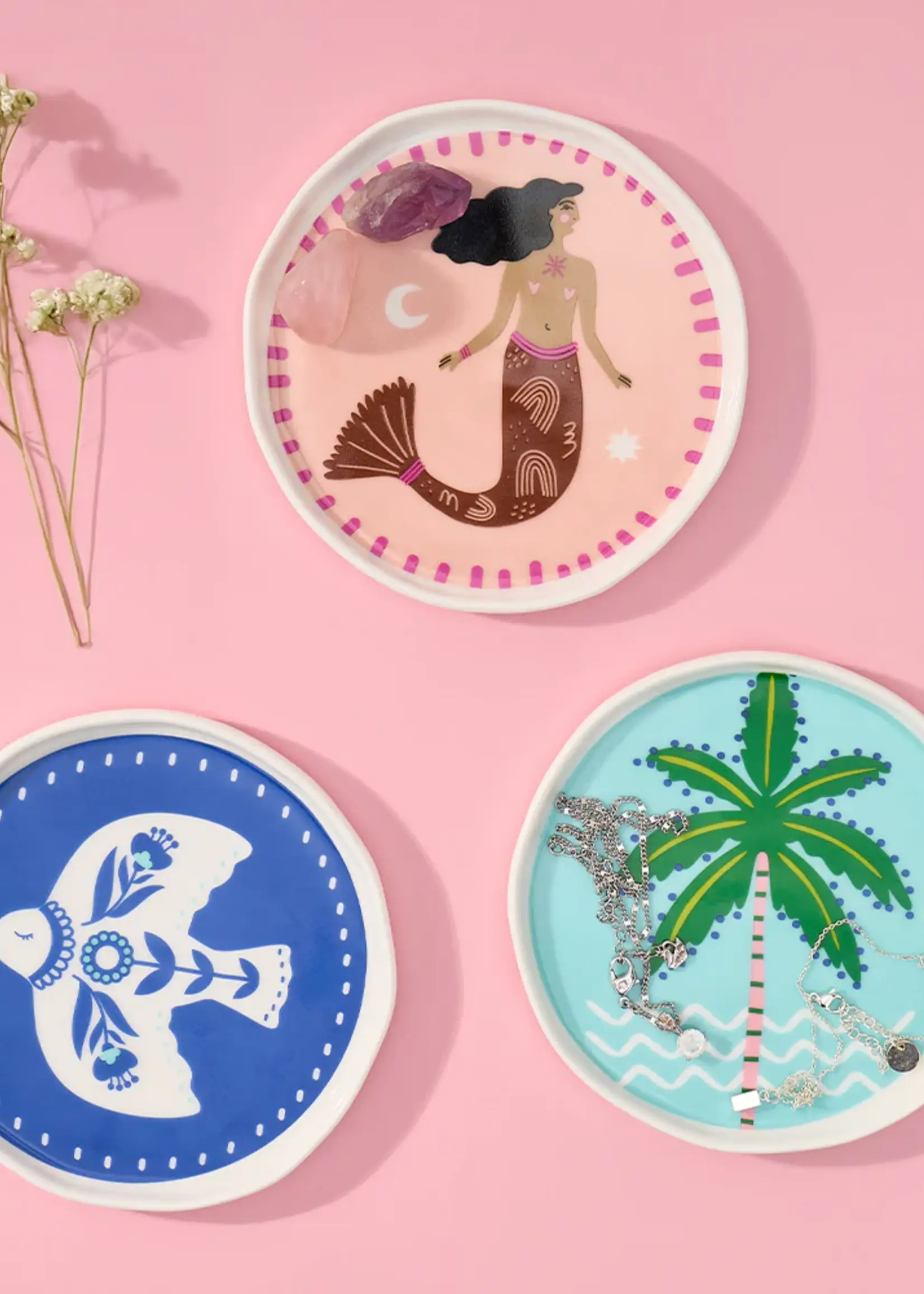Annabel Trends Trinket Dish - Celestial Dreams Bird