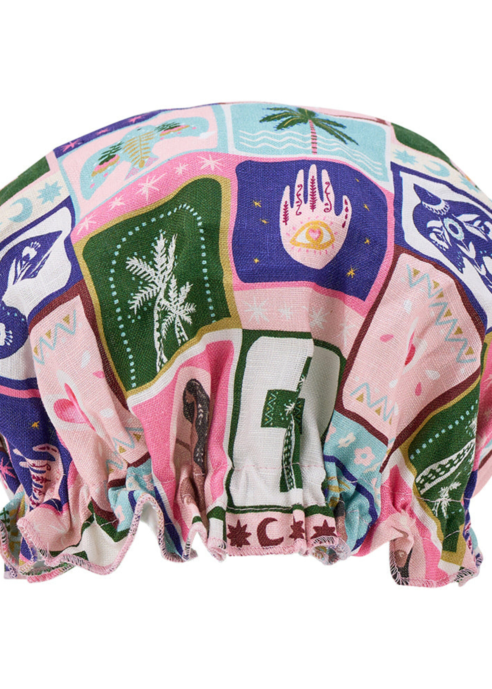 Annabel Trends Linen Shower Cap - Celestial Dreams
