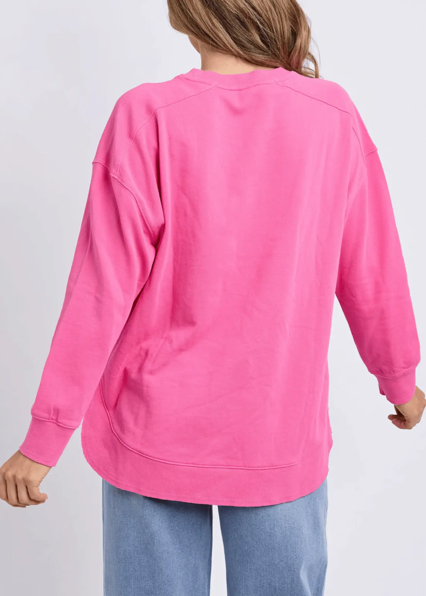 Elm Lifestyle Established Crew - Hot Pink