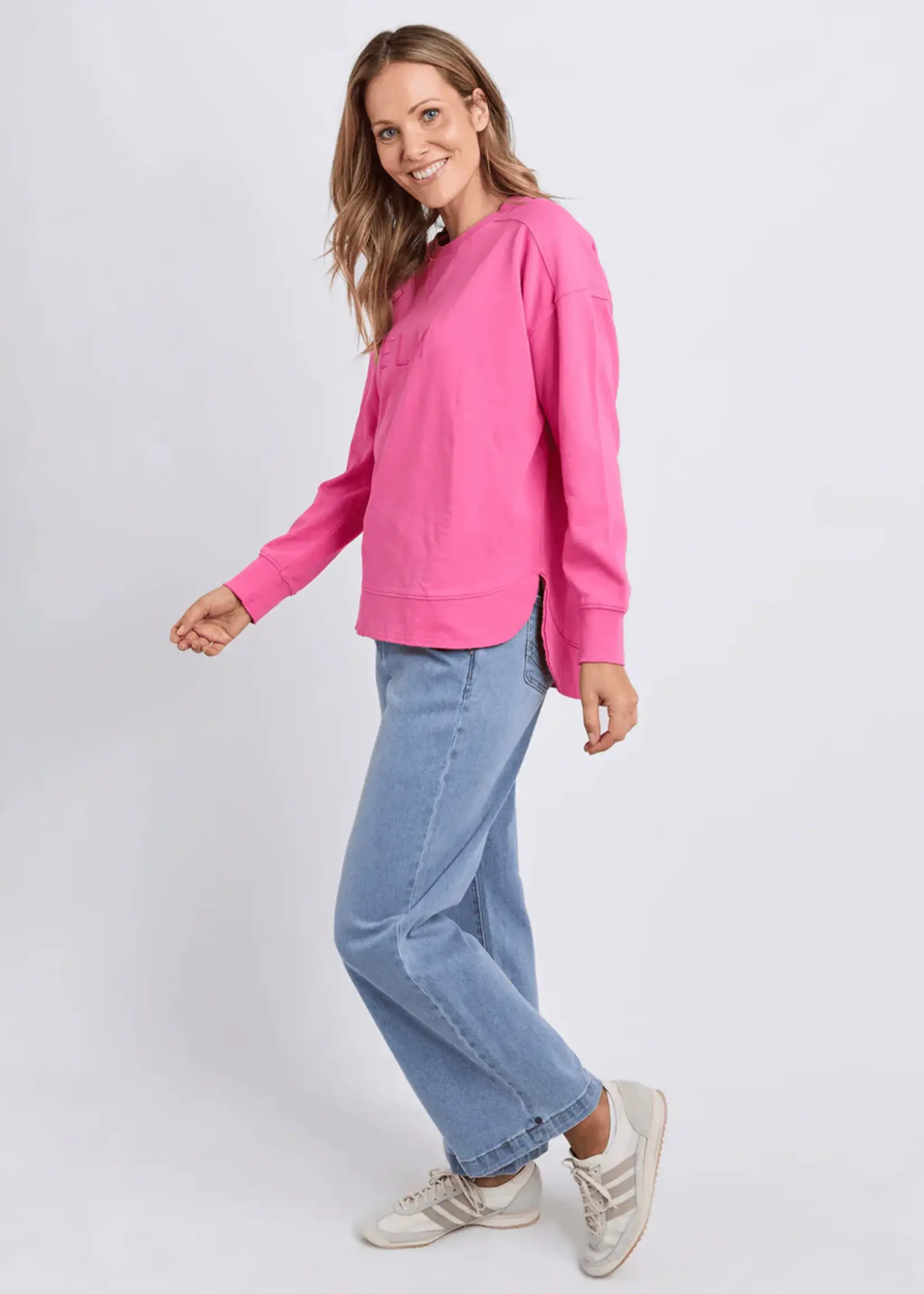 Elm Lifestyle Established Crew - Hot Pink