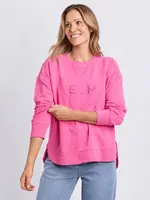Elm Lifestyle Established Crew - Hot Pink