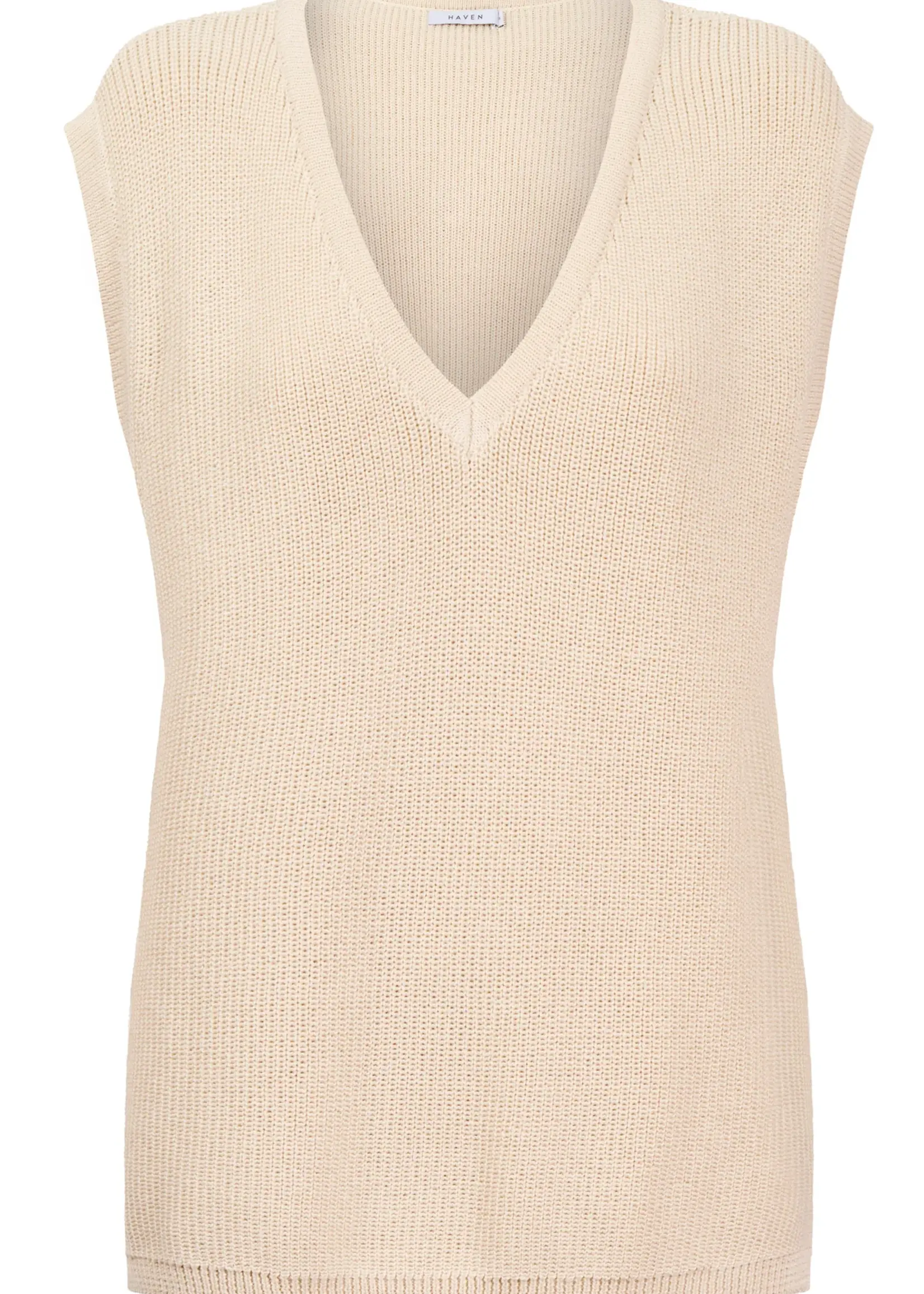Haven Alaska Knit Vest - Natural