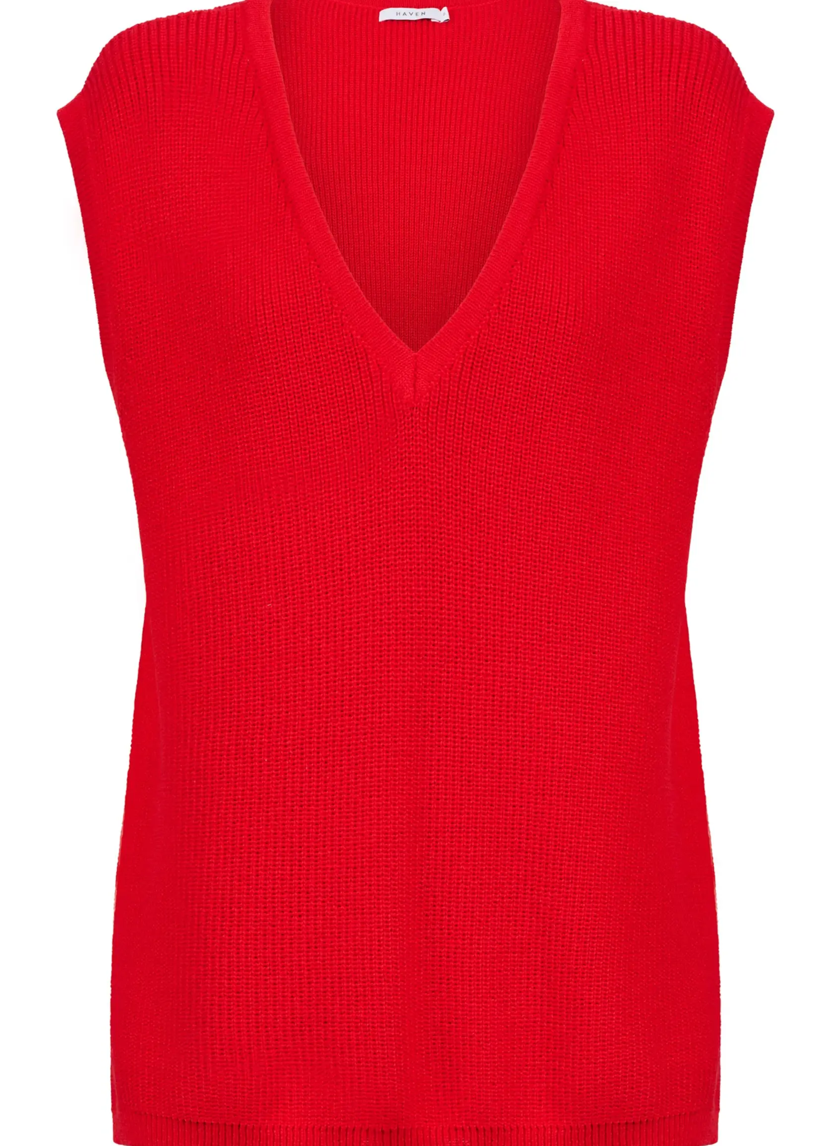 Haven Alaska Knit Vest - Red