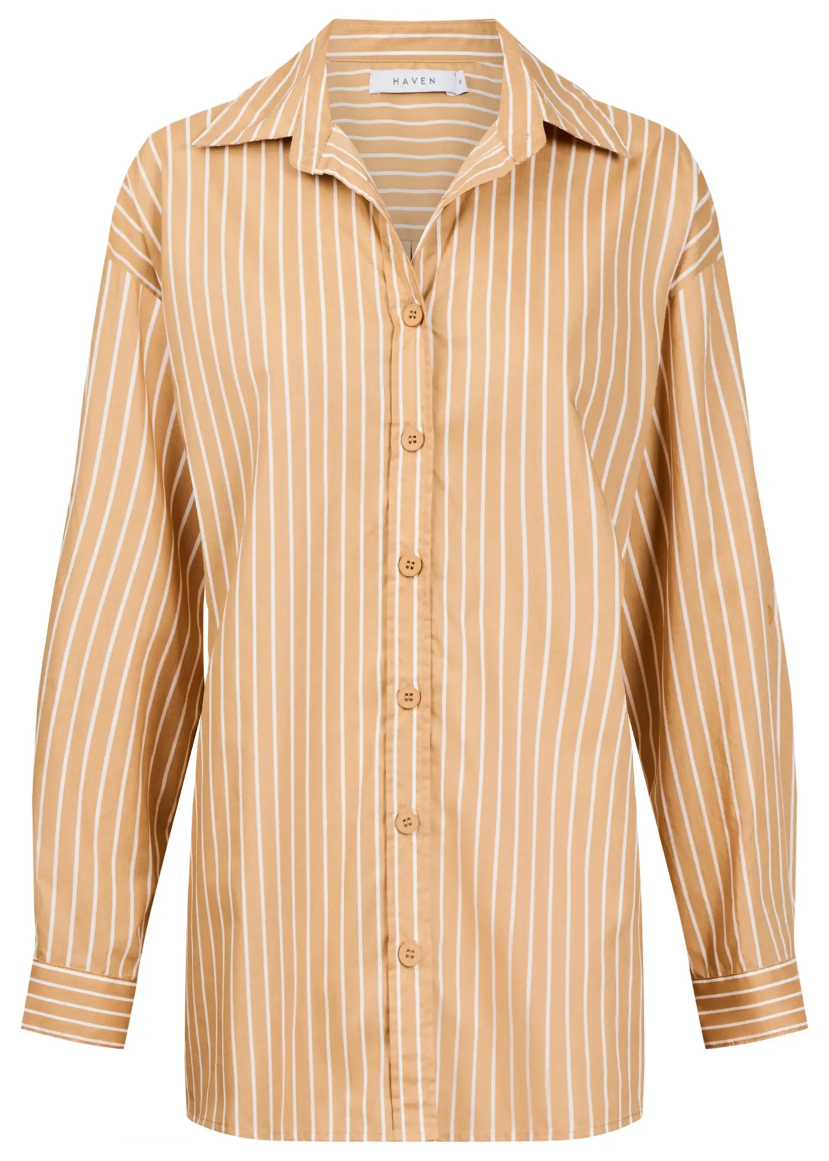 Haven Fairbanks Stripe Shirt - Latte