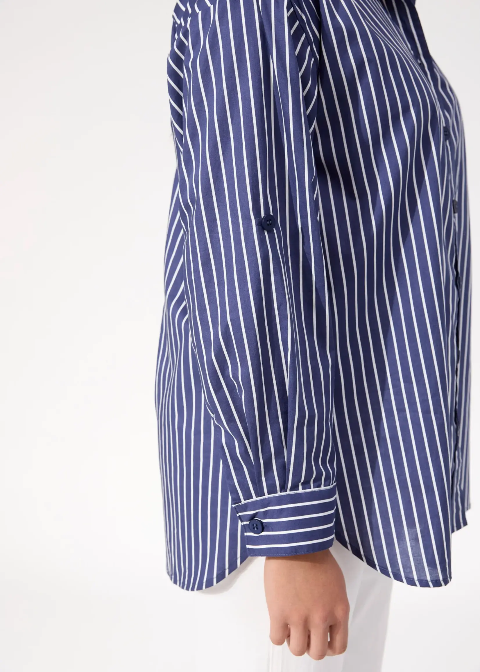 Haven Fairbanks Stripe Shirt - Navy