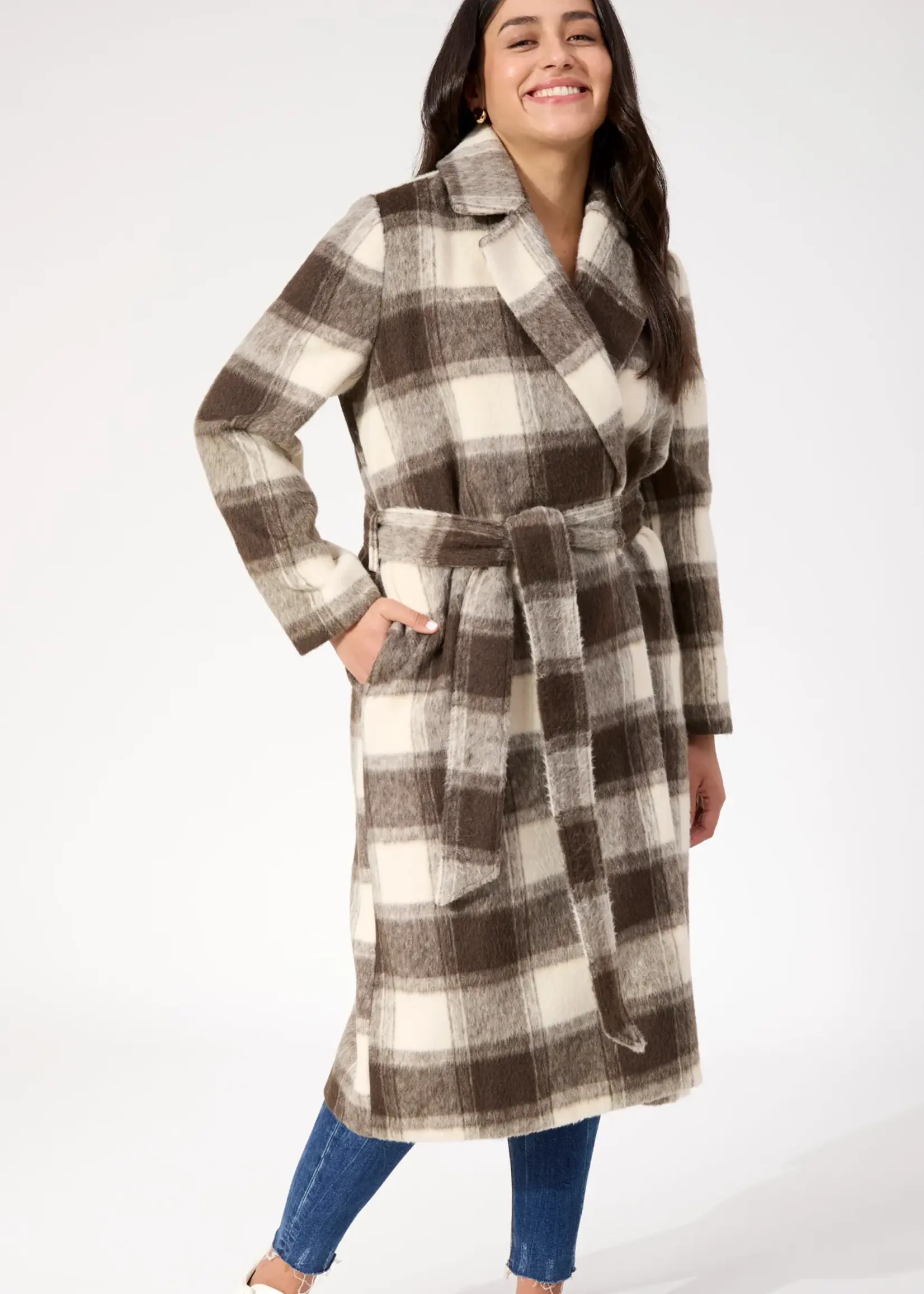 Haven Fargo Coat - Brown