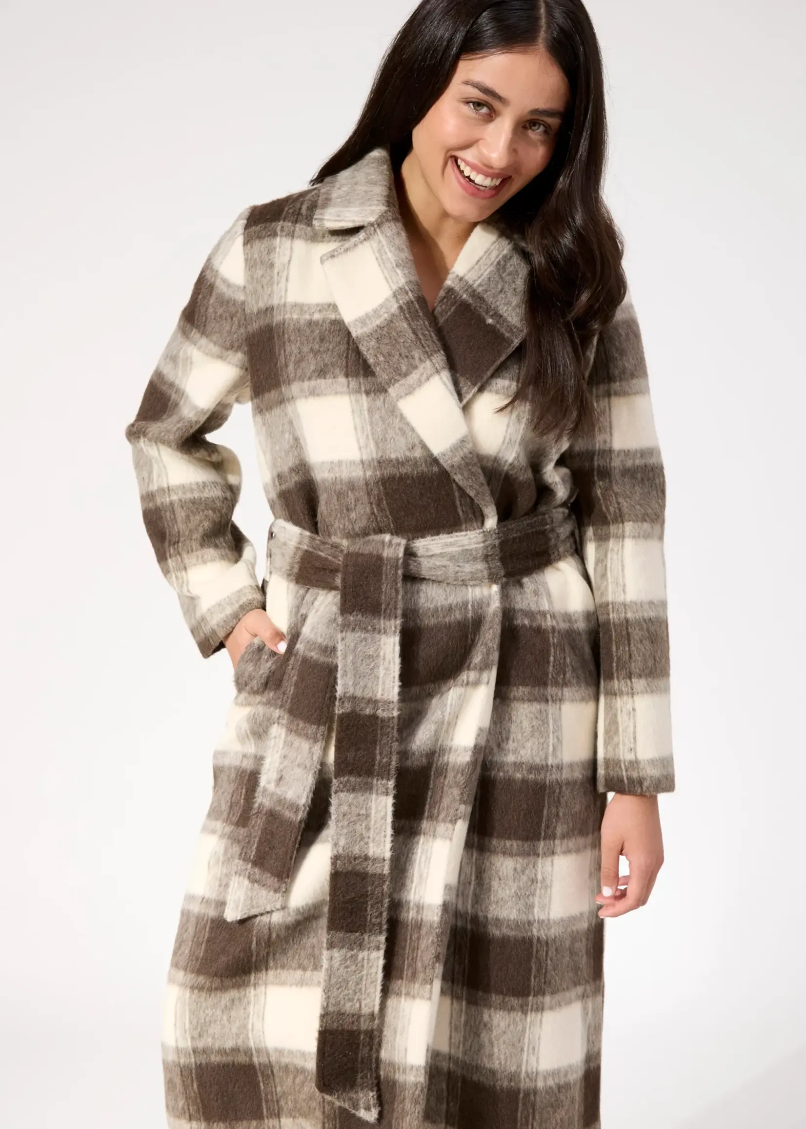 Haven Fargo Coat - Brown