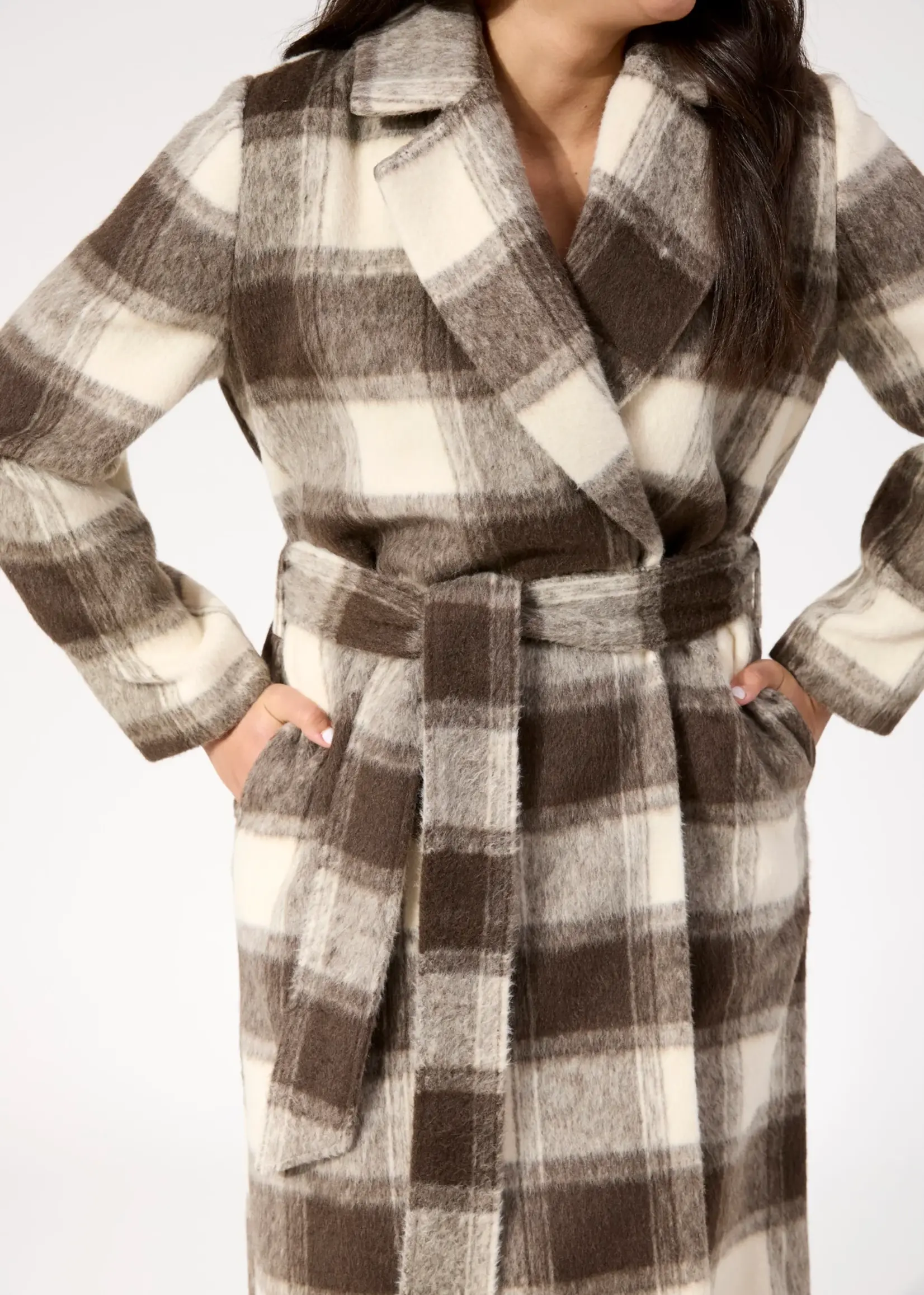 Haven Fargo Coat - Brown