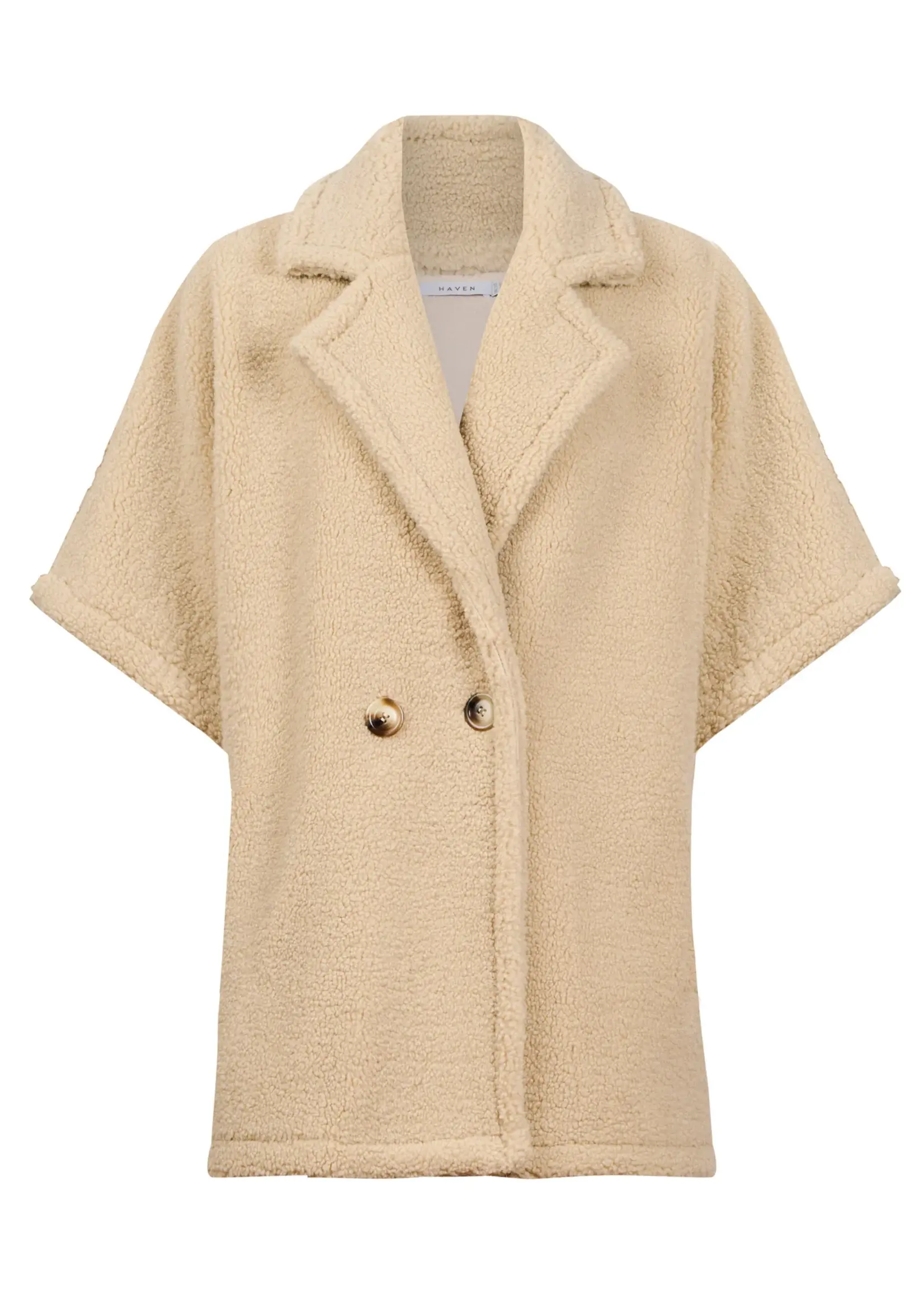 Haven Jackson Oversized Vest - Natural