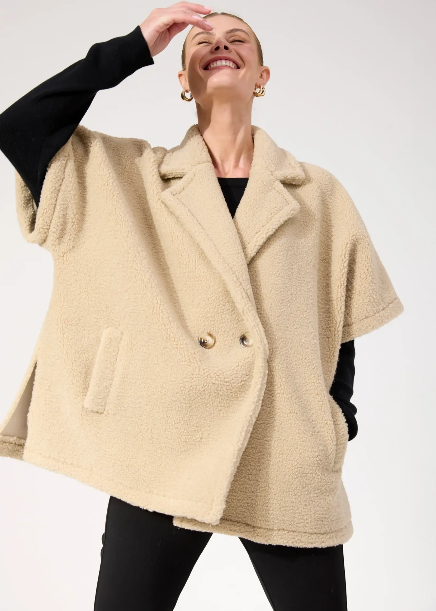 Haven Jackson Oversized Vest - Natural