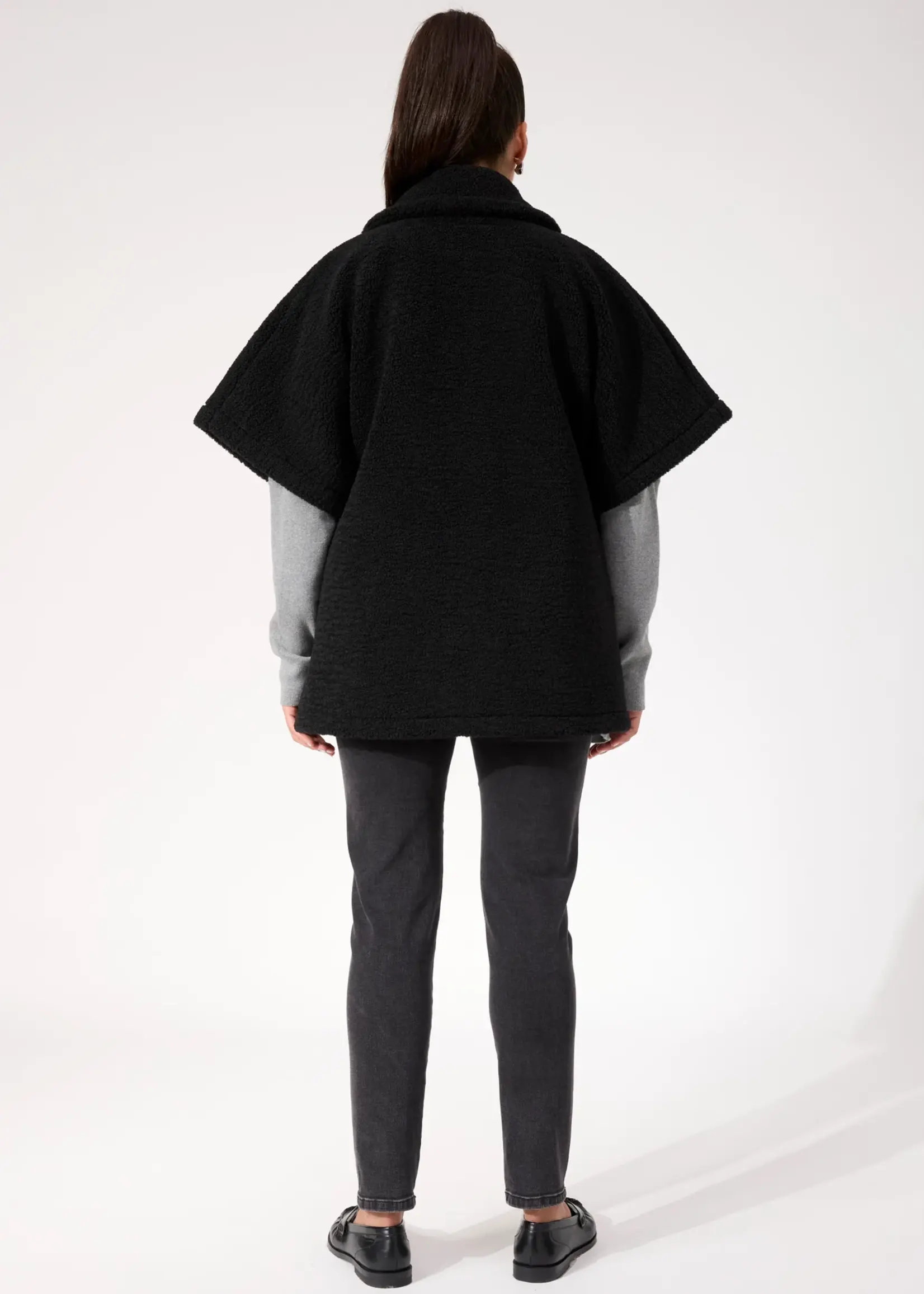 Haven Jackson Oversized Vest - Black