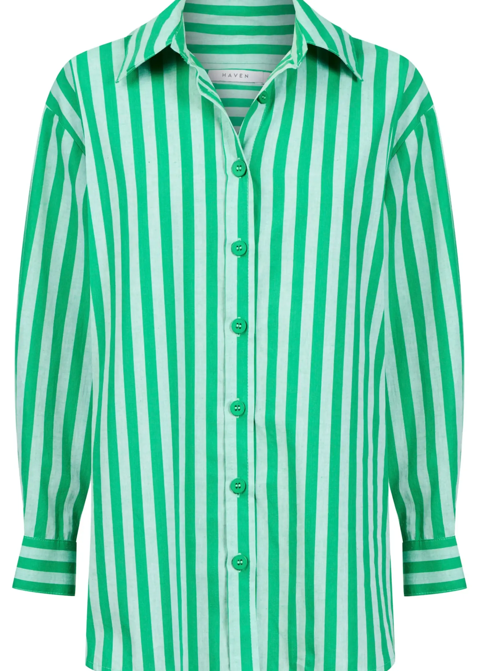 Haven Monterosa Stripe Shirt - Green