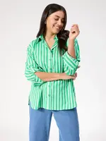 Haven Monterosa Stripe Shirt - Green