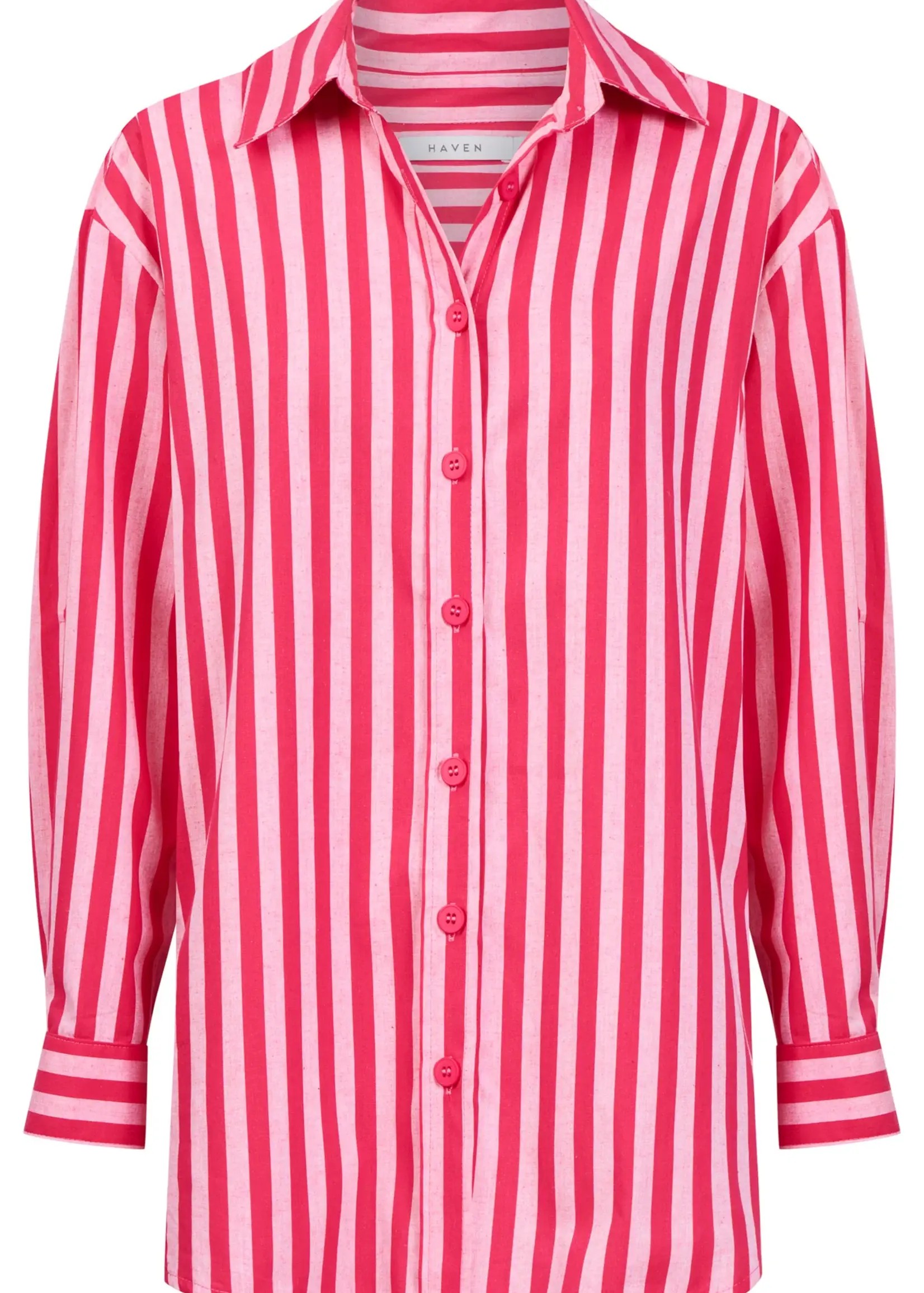 Haven Monterosa Stripe Shirt - Hot Pink
