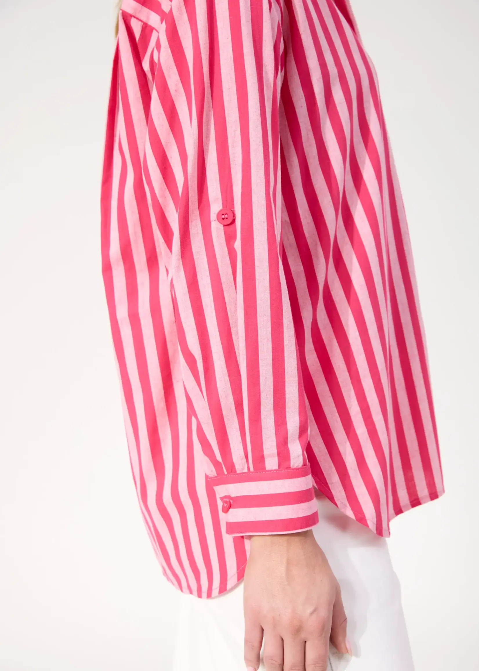 Haven Monterosa Stripe Shirt - Hot Pink