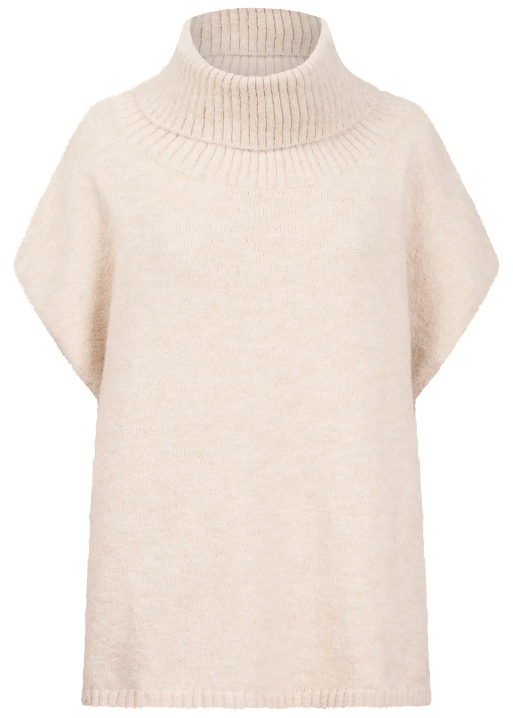 Haven Valenza Knit Poncho - Natural