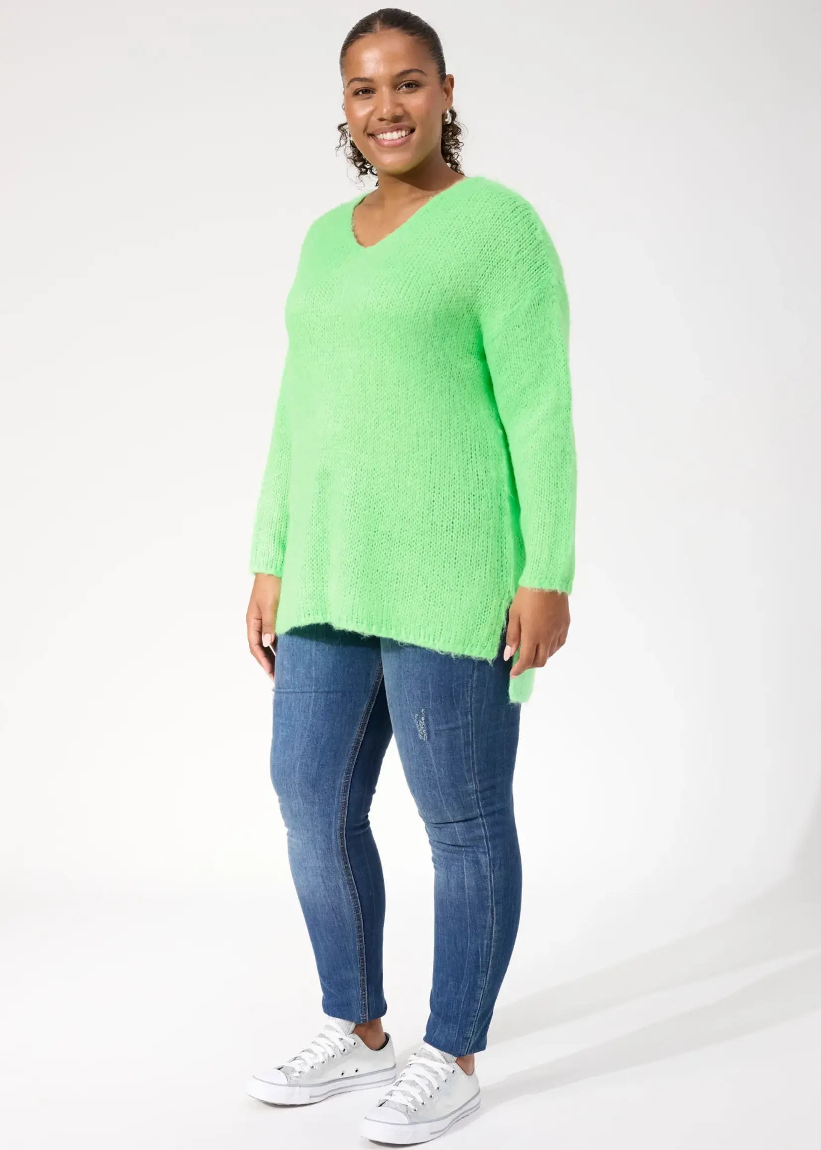 Haven Lyon Relaxed Jumper - Lime