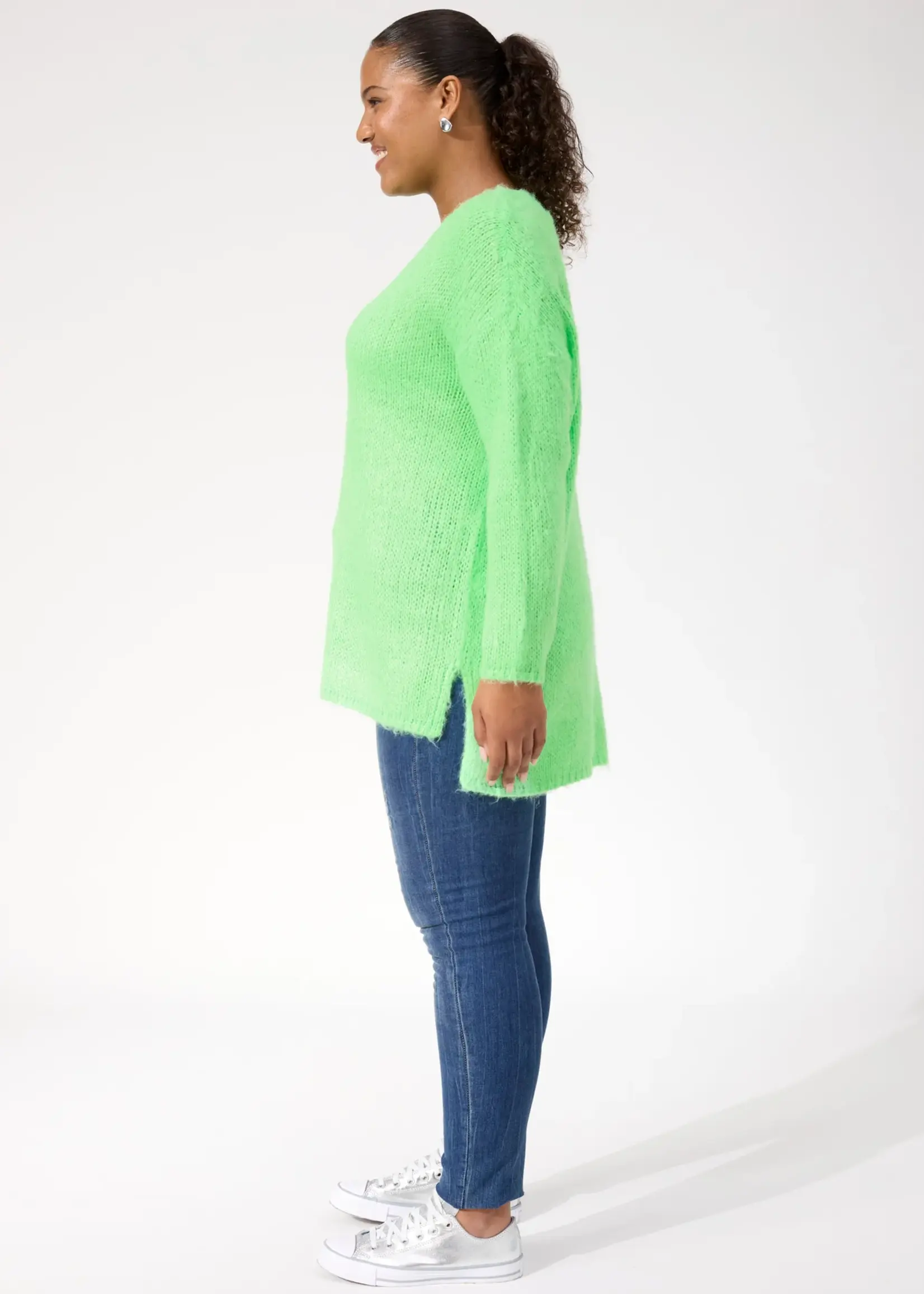 Haven Lyon Relaxed Jumper - Lime
