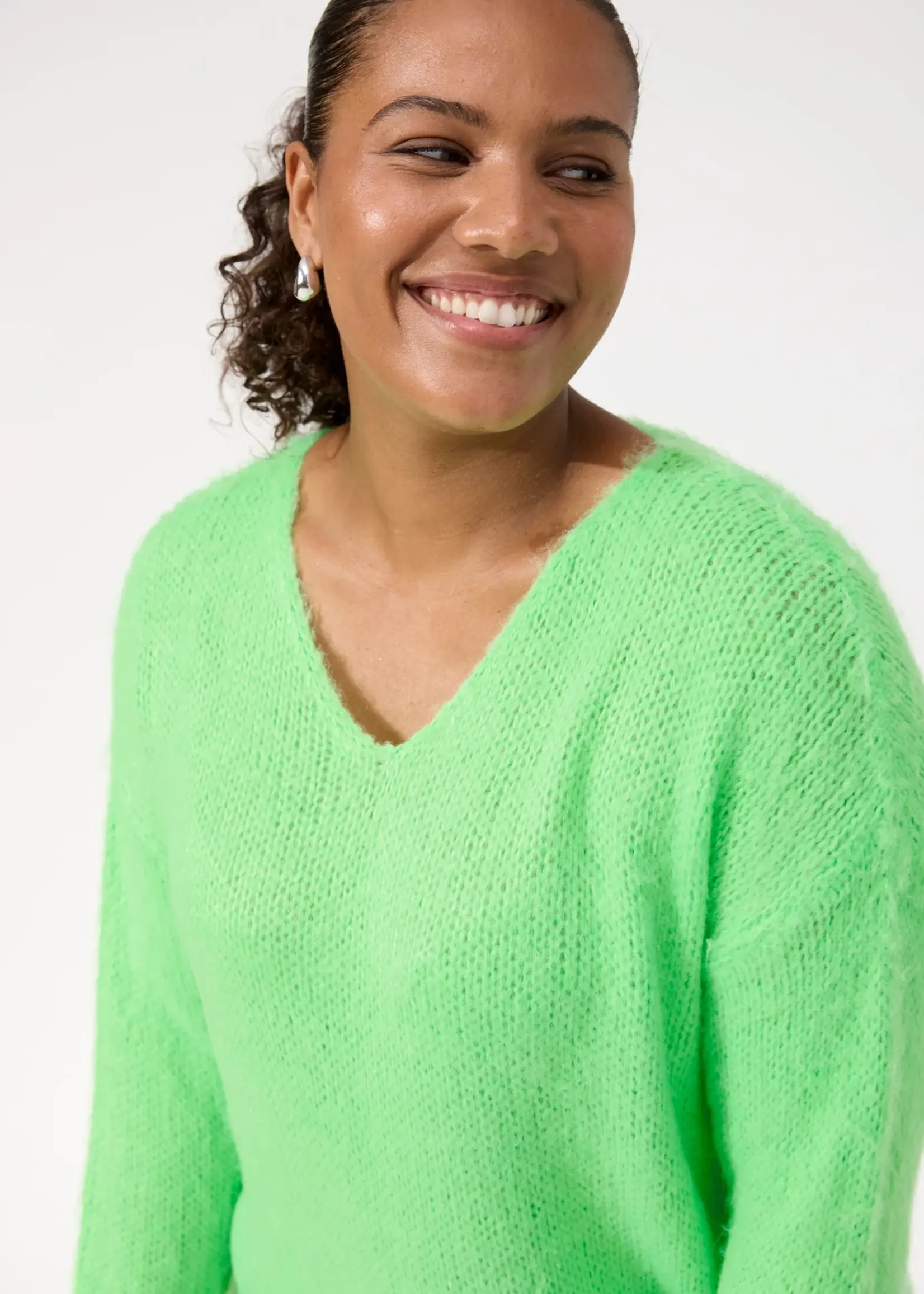 Haven Lyon Relaxed Jumper - Lime