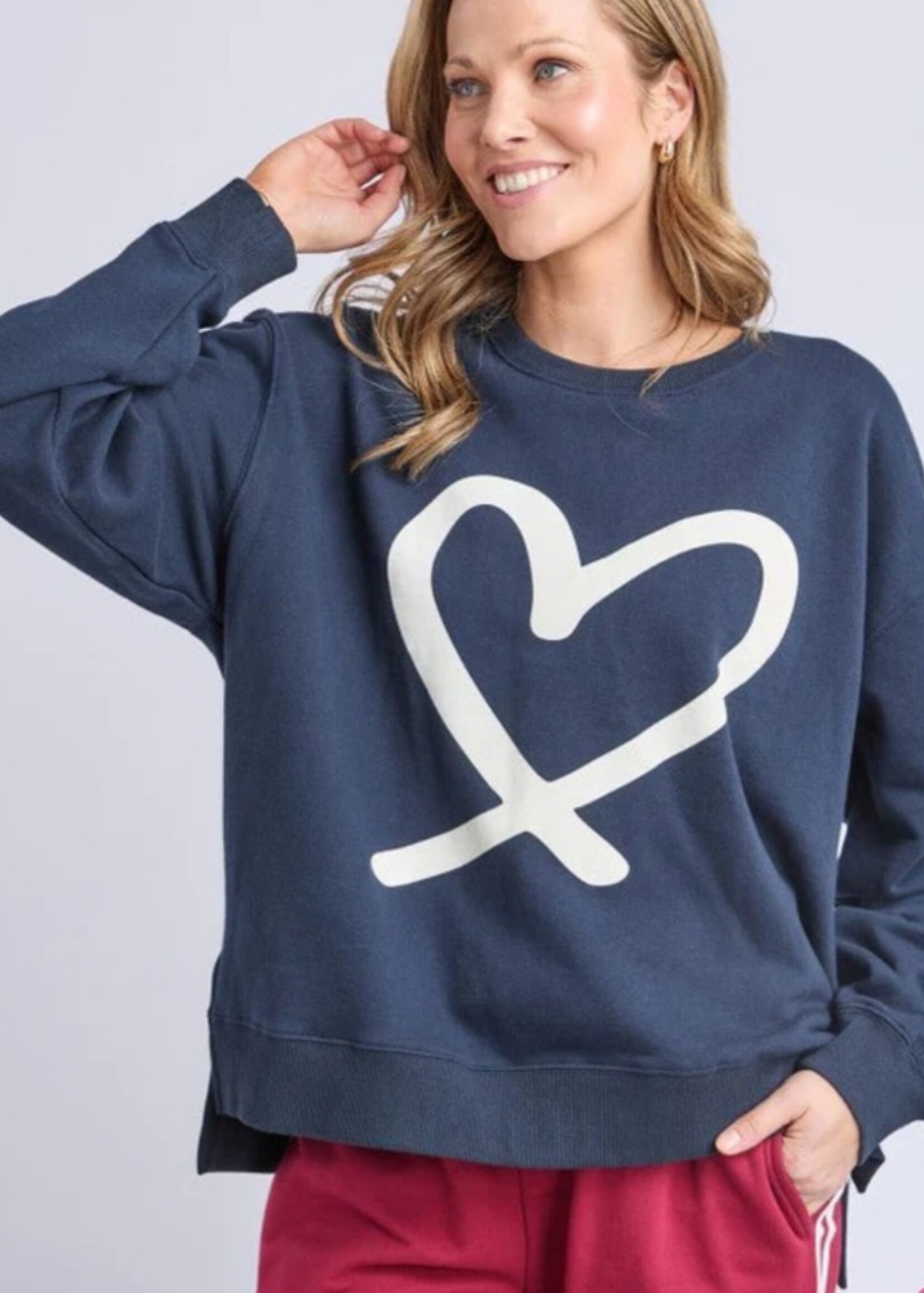Elm Lifestyle Elin Crew - Navy