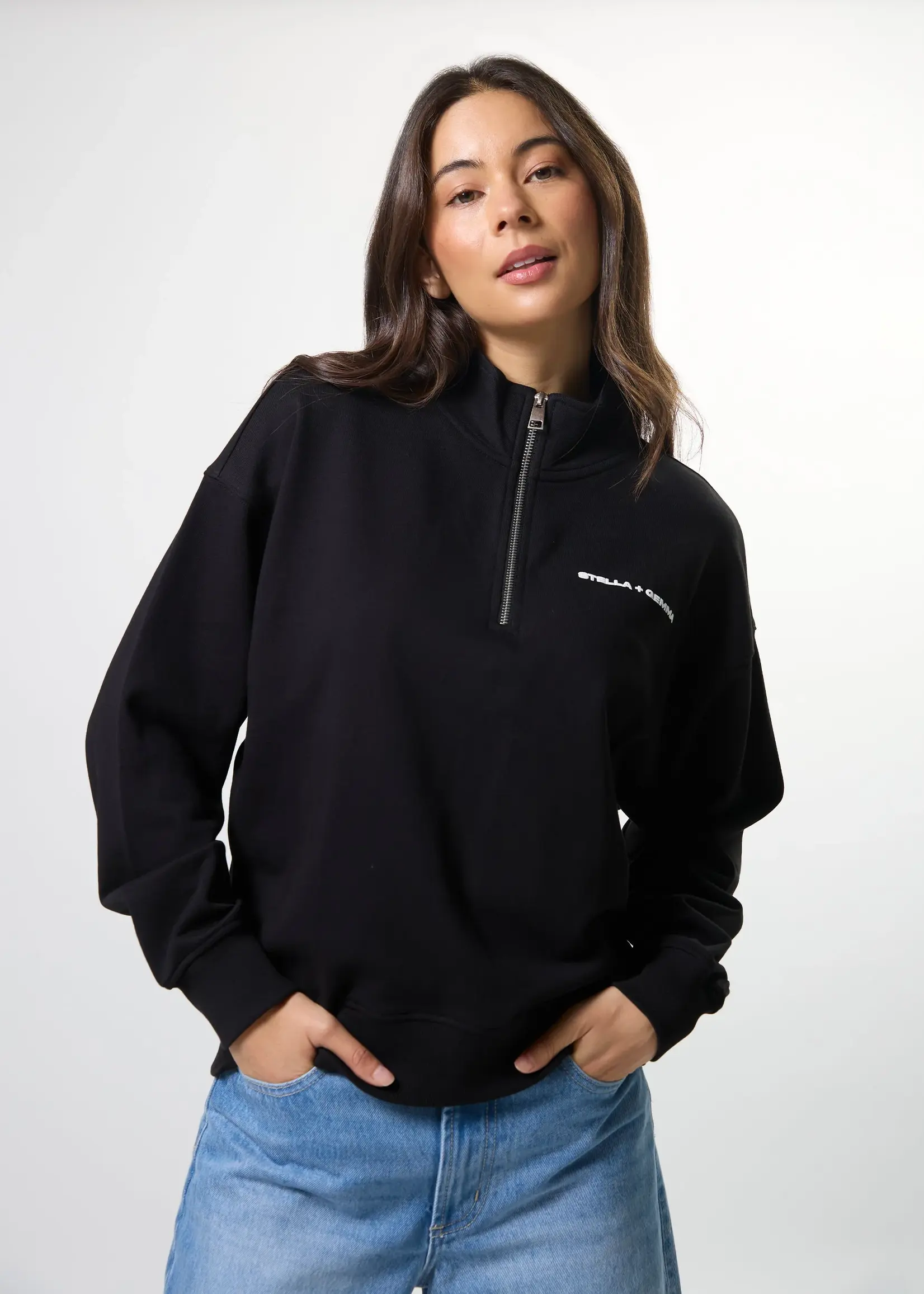Stella + Gemma Core 1/4 Zip Sweat
