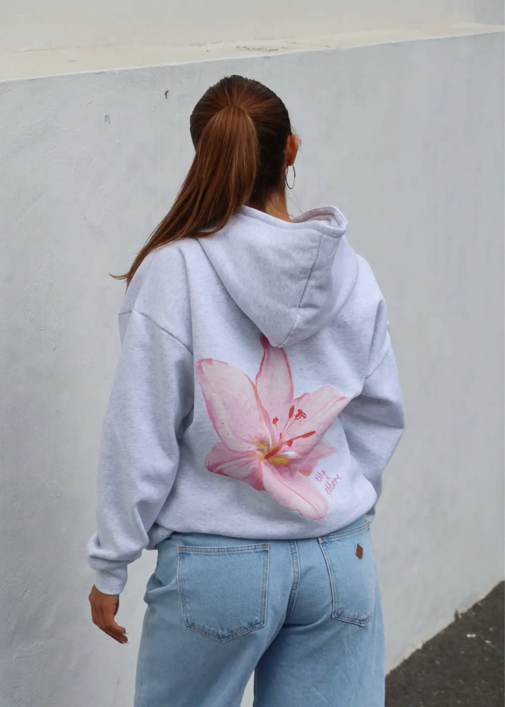 Ellore - Flower Oversized Hoodie