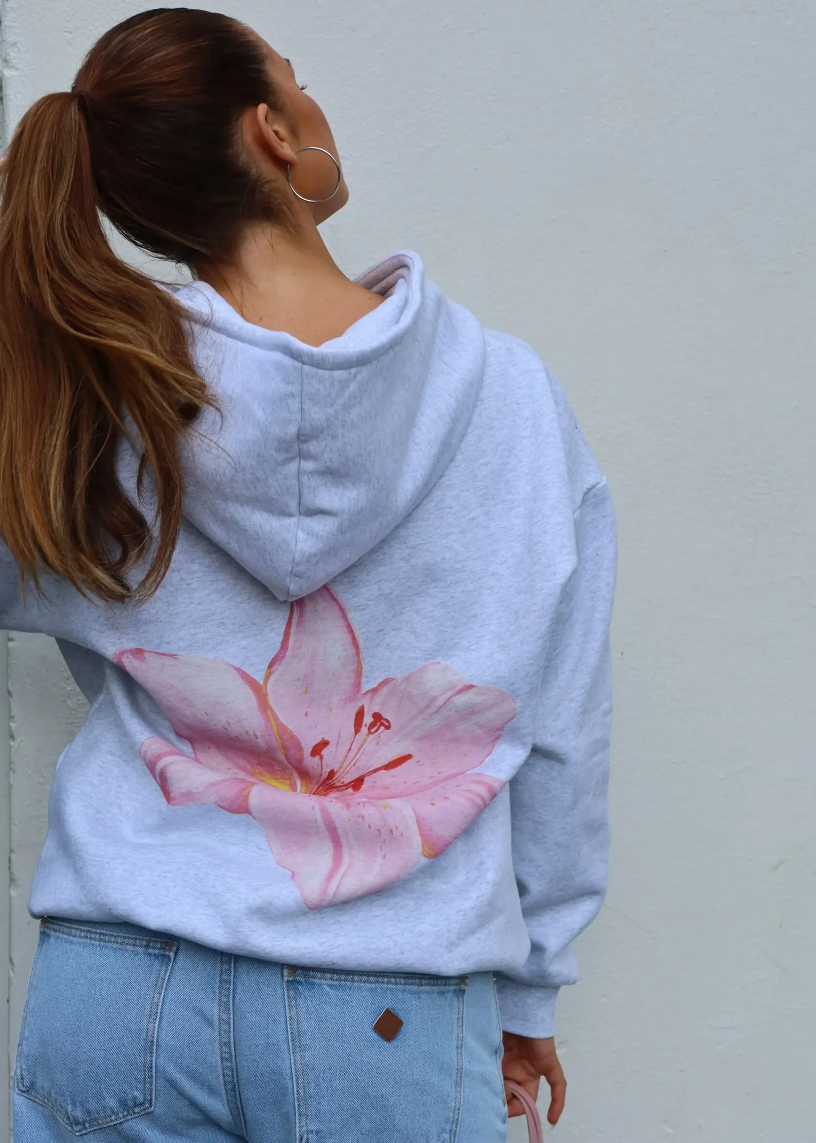 Ellore - Flower Oversized Hoodie
