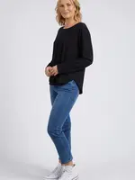 Elm Lifestyle Everyday L/S Tee  - Black