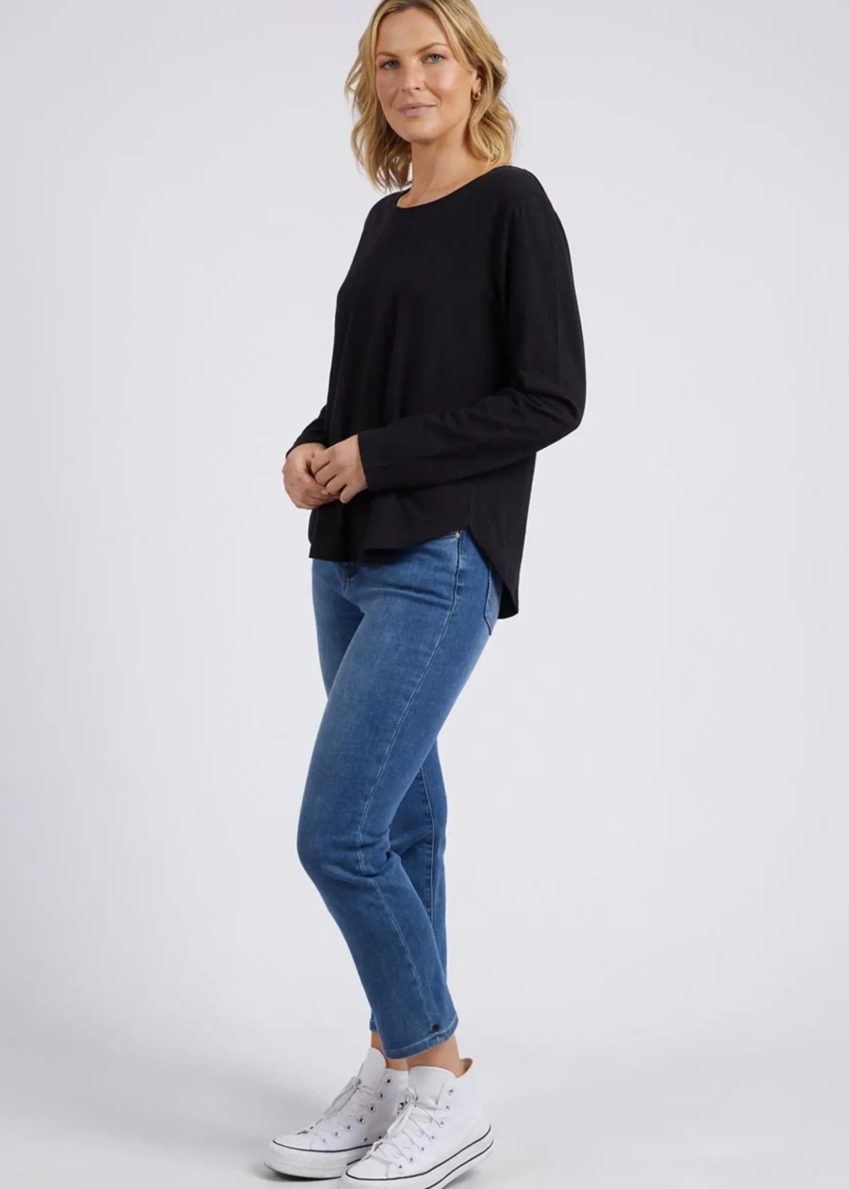 Elm Lifestyle Everyday L/S Tee  - Black