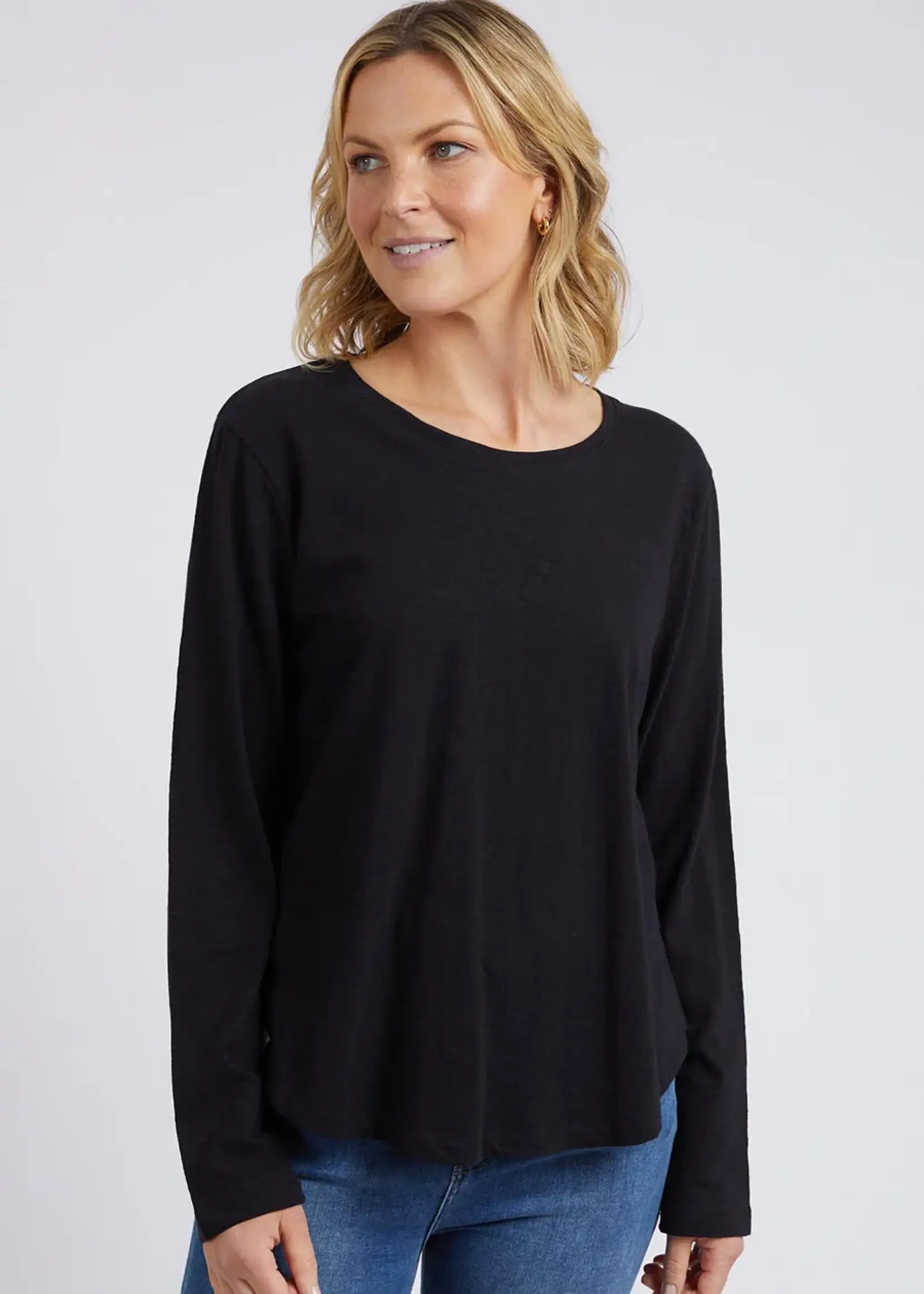 Elm Lifestyle Everyday L/S Tee  - Black