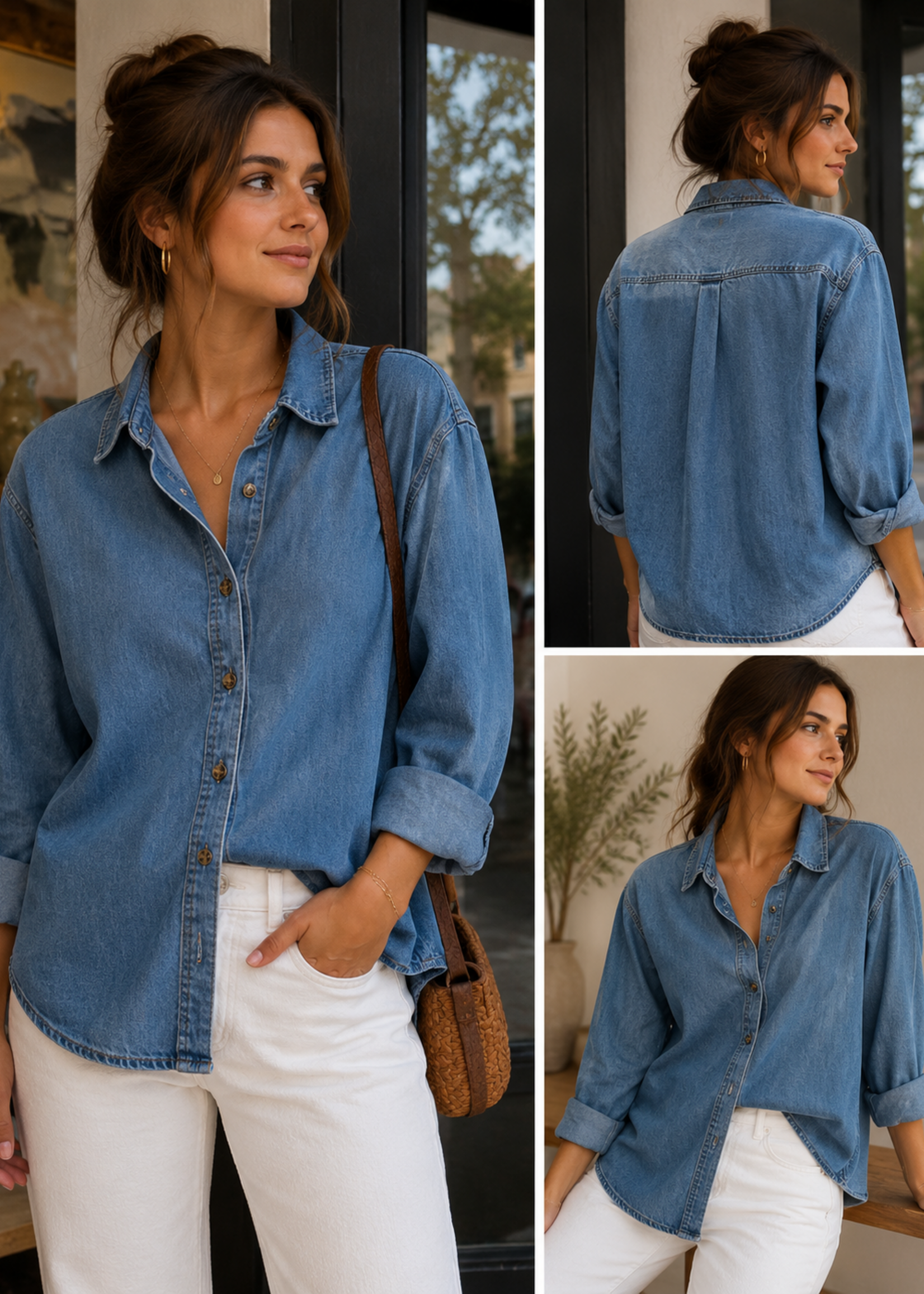 Elm Lifestyle Petra Denim Shirt